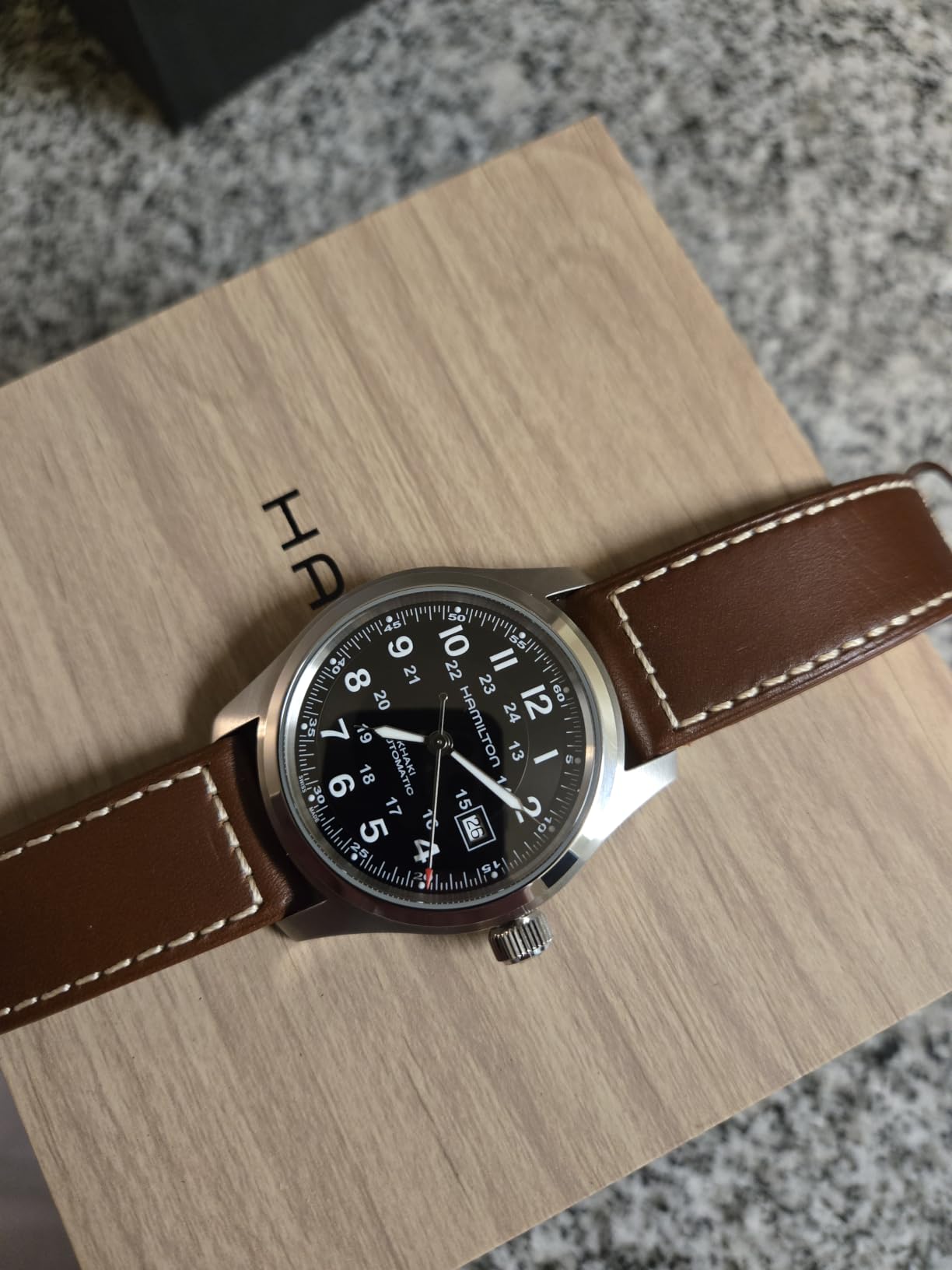 Hamilton Khaki Field Titanium Automatic Men's Watch, 42mm Case customer photo 2