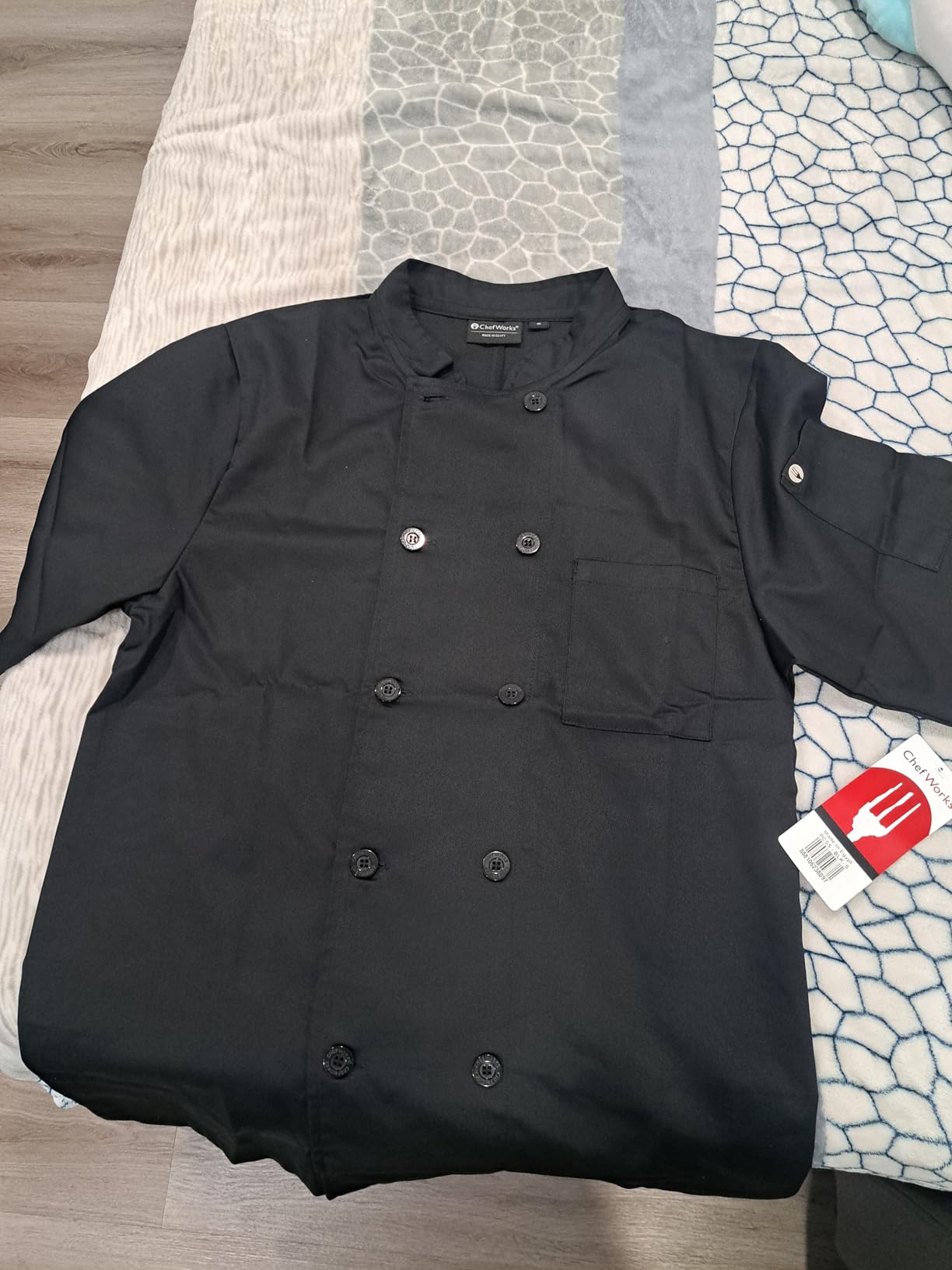Chef Works Unisex Volnay Chef Coat customer photo 2