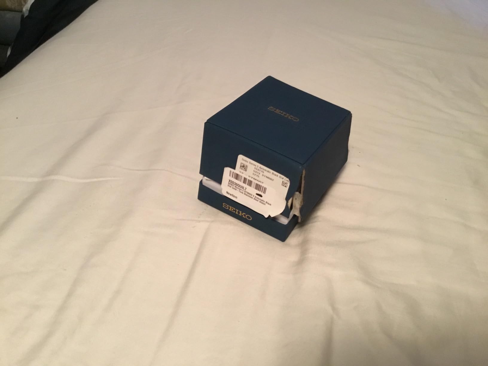 Seiko Women's SYM602 Seiko 5 Automatic Black Dial Gold-Tone Stainless Steel Watch customer photo 2
