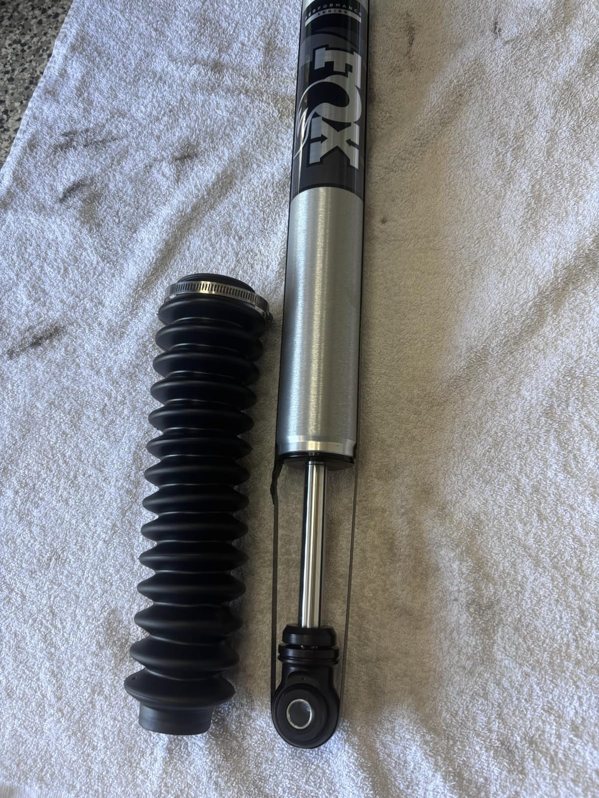 Rough Country Shock Boot - Black Protective Cover with Stainless Steel Clamp, Guards Against Mud, Dust & Debris, Universal Fit for Most Shocks customer photo 2