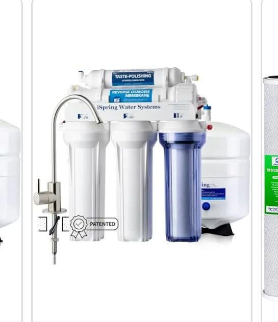 iSpring RCC7-BN NSF Certified, High Capacity Under Sink 5-Stage Reverse Osmosis Water Filter, RO Drinking System, 75 GPD Brushed Nickel Faucet, Patented Top-Mounted Faucet Design for Easy Installation customer photo 2