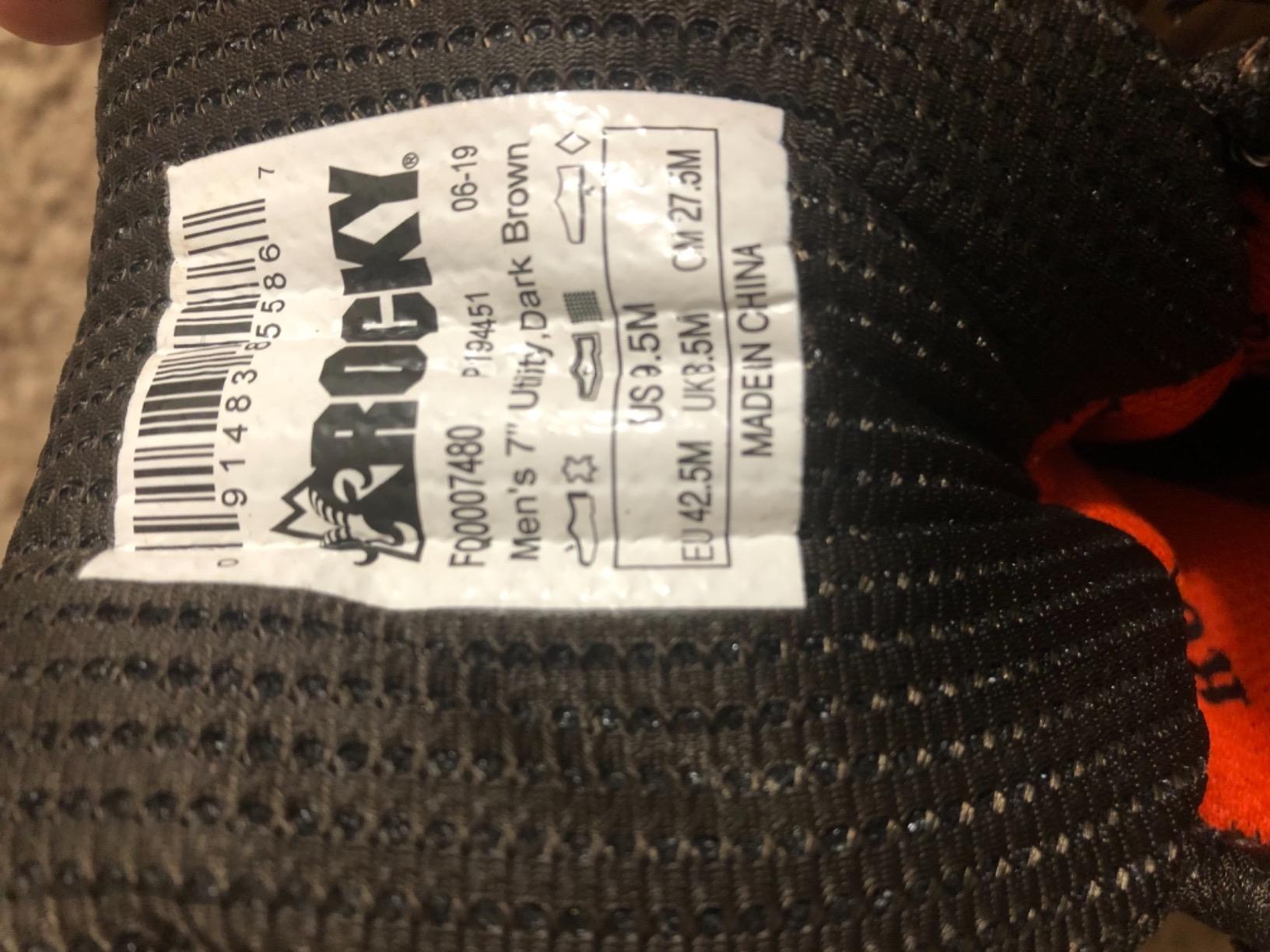 ROCKY Sport Utility 600G Insulated Waterproof Boot | Hunting Boots customer photo 2