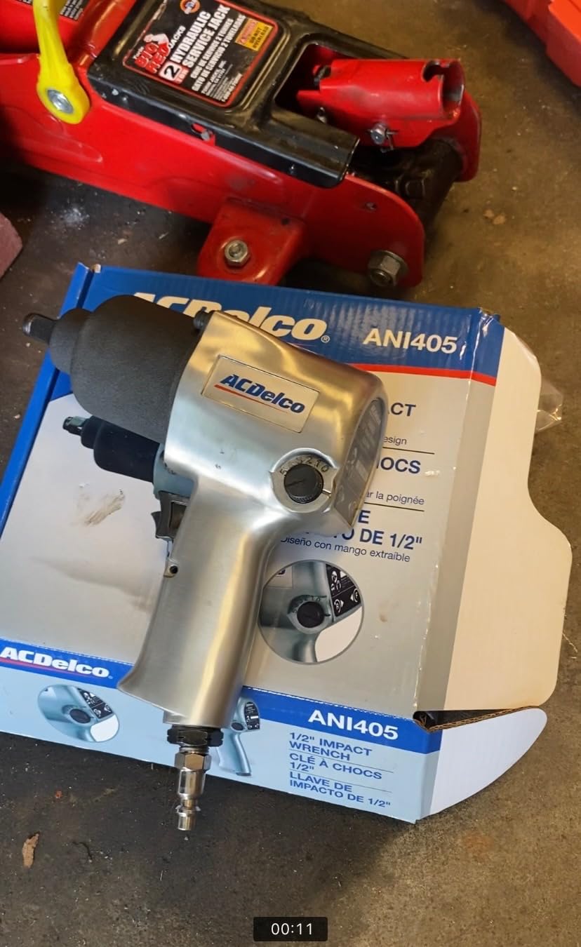 ACDelco ANI405A Heavy Duty Twin Hammer ½” 500 ft-lbs. 5-Speed Pneumatic Impact Wrench Tool Kit customer photo 2