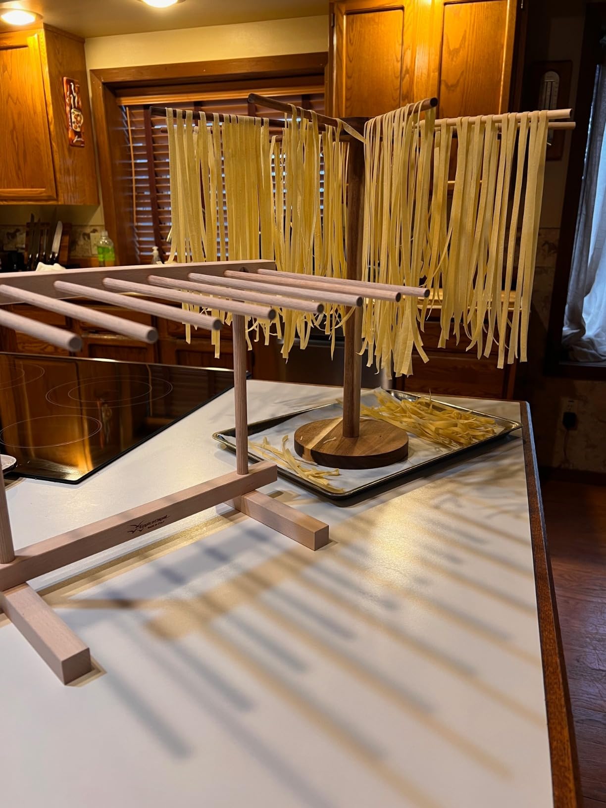 Eppicotispai EP 102 Natural Beechwood Collapsable Pasta Drying Rack customer photo 1
