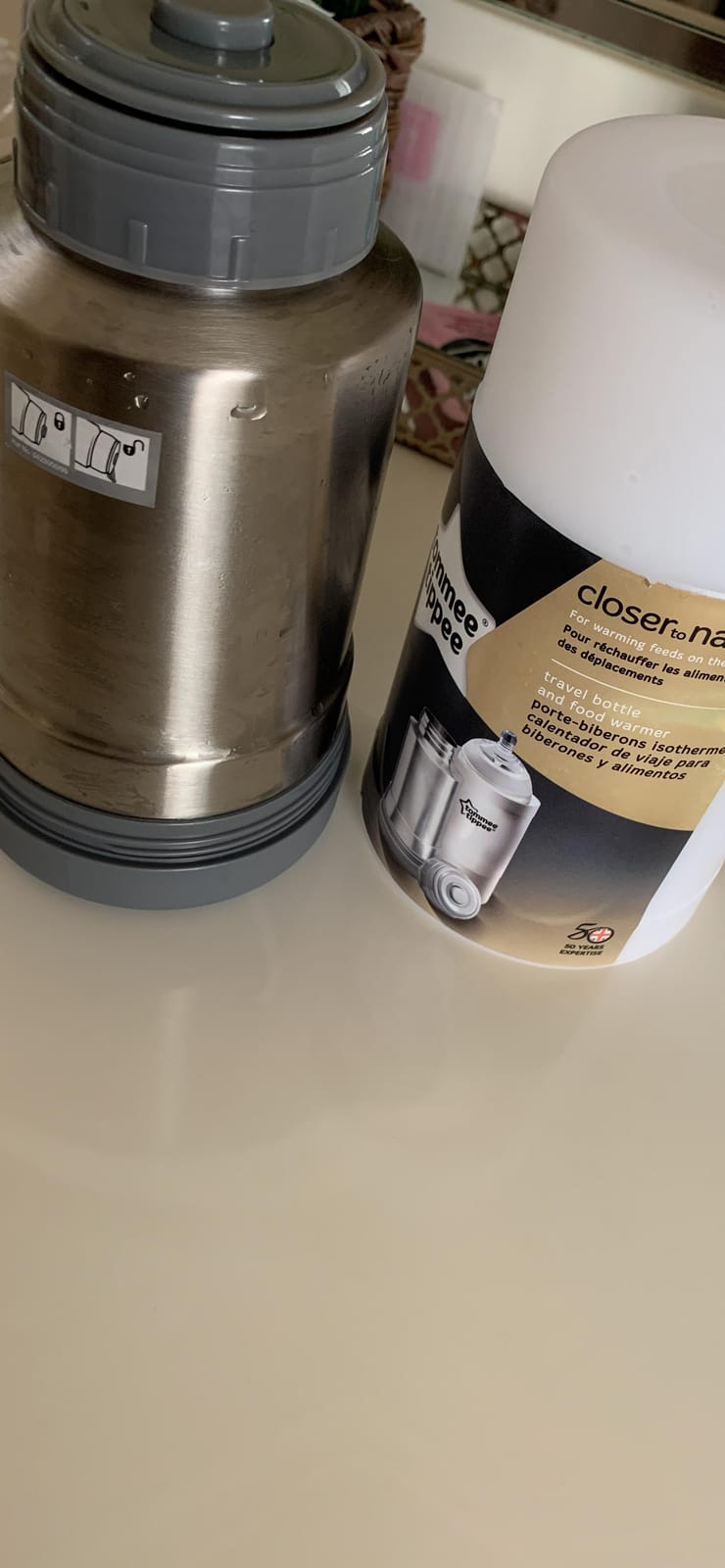 Tommee Tippee Travel Bottle & Food Warmer, Portable, Thermal Flask customer photo 2