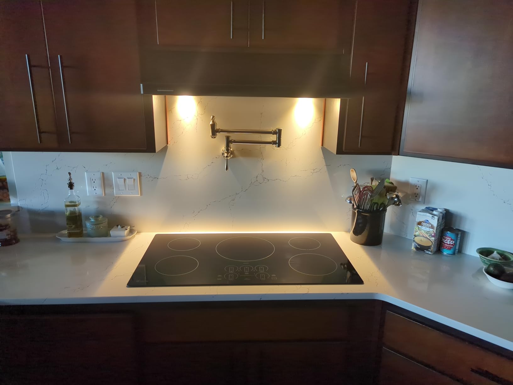 Delta Brushed Nickel Traditional Pot Filler Kitchen Faucet, Wall Mount Kitchen Faucet, Stainless 1177LF-SS customer photo 1