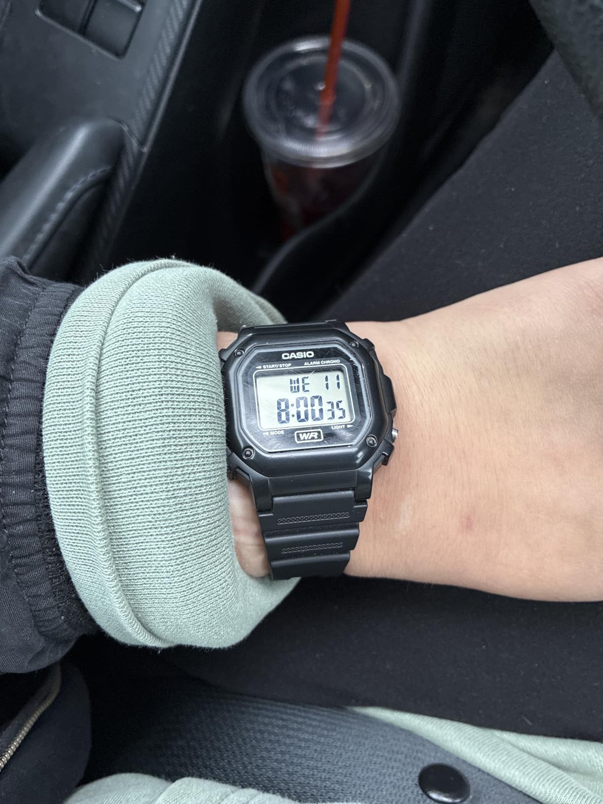 Men's Digital Watch | Illuminator | Water Resistant | LED Light | Daily Alarm | 1/100 SEC Stopwatch | 3 Hands (HR, Min, SEC) | Date/Day Display | Daily Alarm | 7 Year Battery customer photo 1
