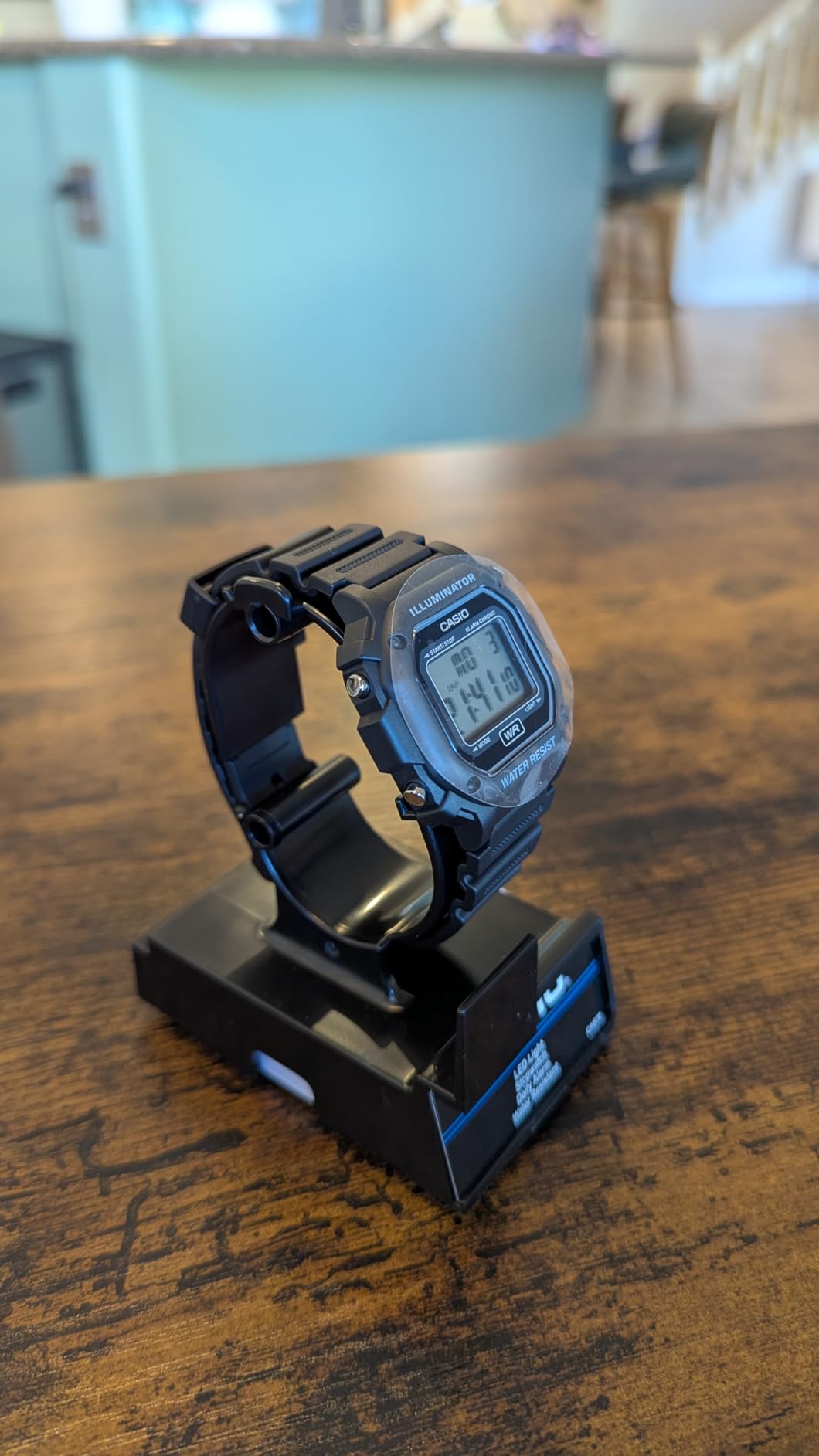 Men's Digital Watch | Illuminator | Water Resistant | LED Light | Daily Alarm | 1/100 SEC Stopwatch | 3 Hands (HR, Min, SEC) | Date/Day Display | Daily Alarm | 7 Year Battery customer photo 2