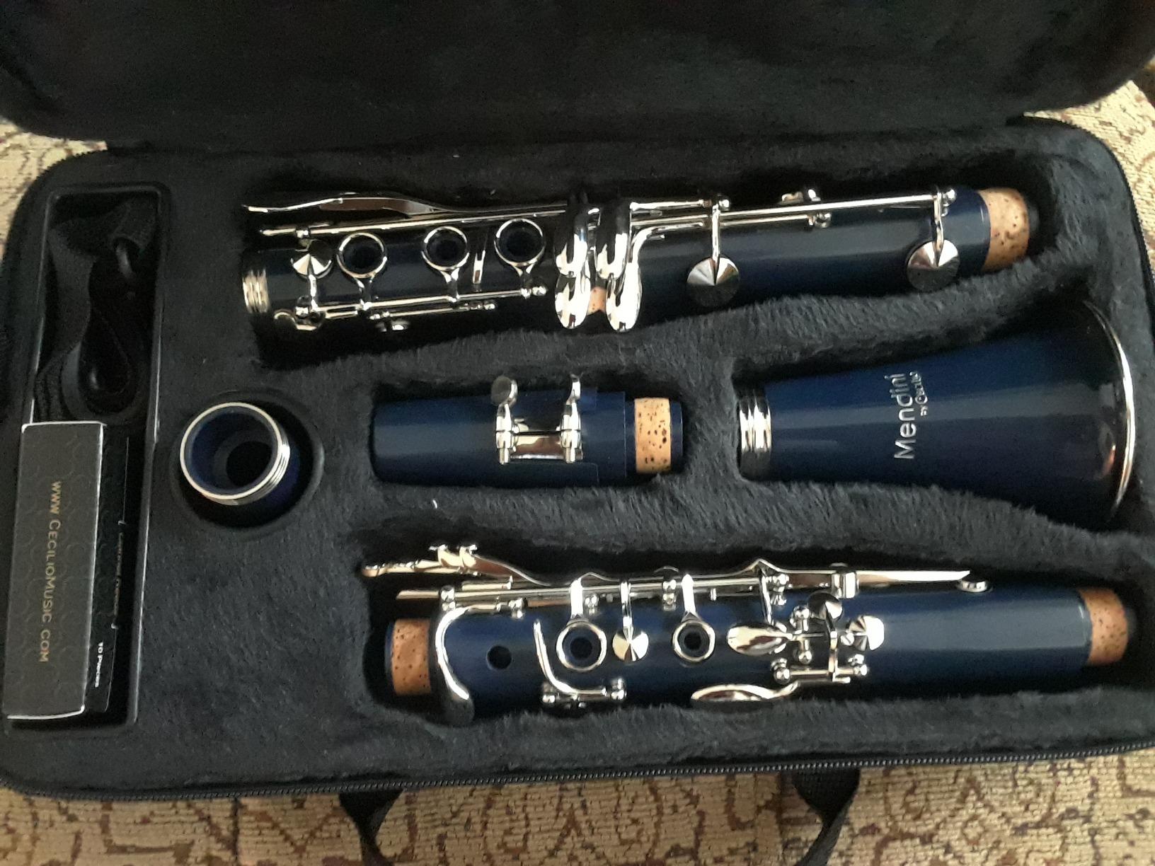 Mendini by Cecilio Ebonite Bb Clarinet Kit for Beginner - Black customer photo 1