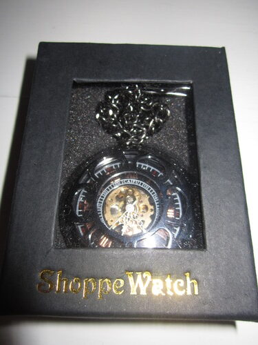 ShoppeWatch Men’s Pocket Watch with Chain | Hand Winding Vintage Pocket Watch | Classic Mechanical Movement Pocketwatch | 1920s Railroad Steampunk Costume Accessory customer photo 2