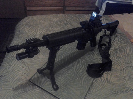 Crosman M4-177 Tactical Style Variable Pump .177-Caliber Pellet/BB Air Rifle Series customer photo 2