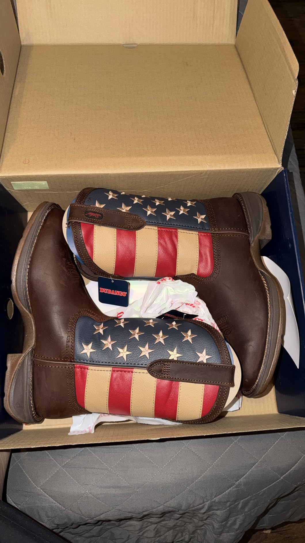 Durango Men's Patriotic Pull-On Western Flag Boots customer photo 1