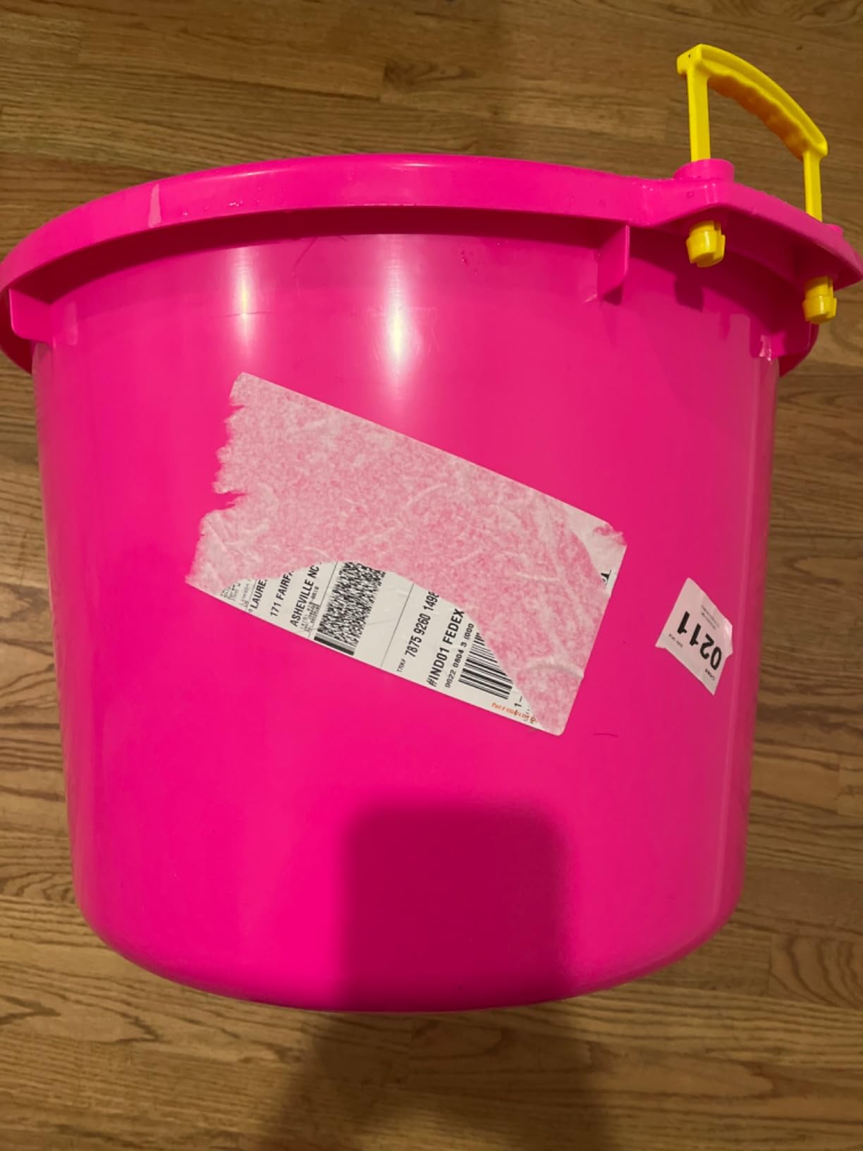Little Giant® Plastic Muck Tub | Durable & Versatile Utility Bucket with Handles | Muck Bucket | Durable Handles | 40 Quart | Blue customer photo 2