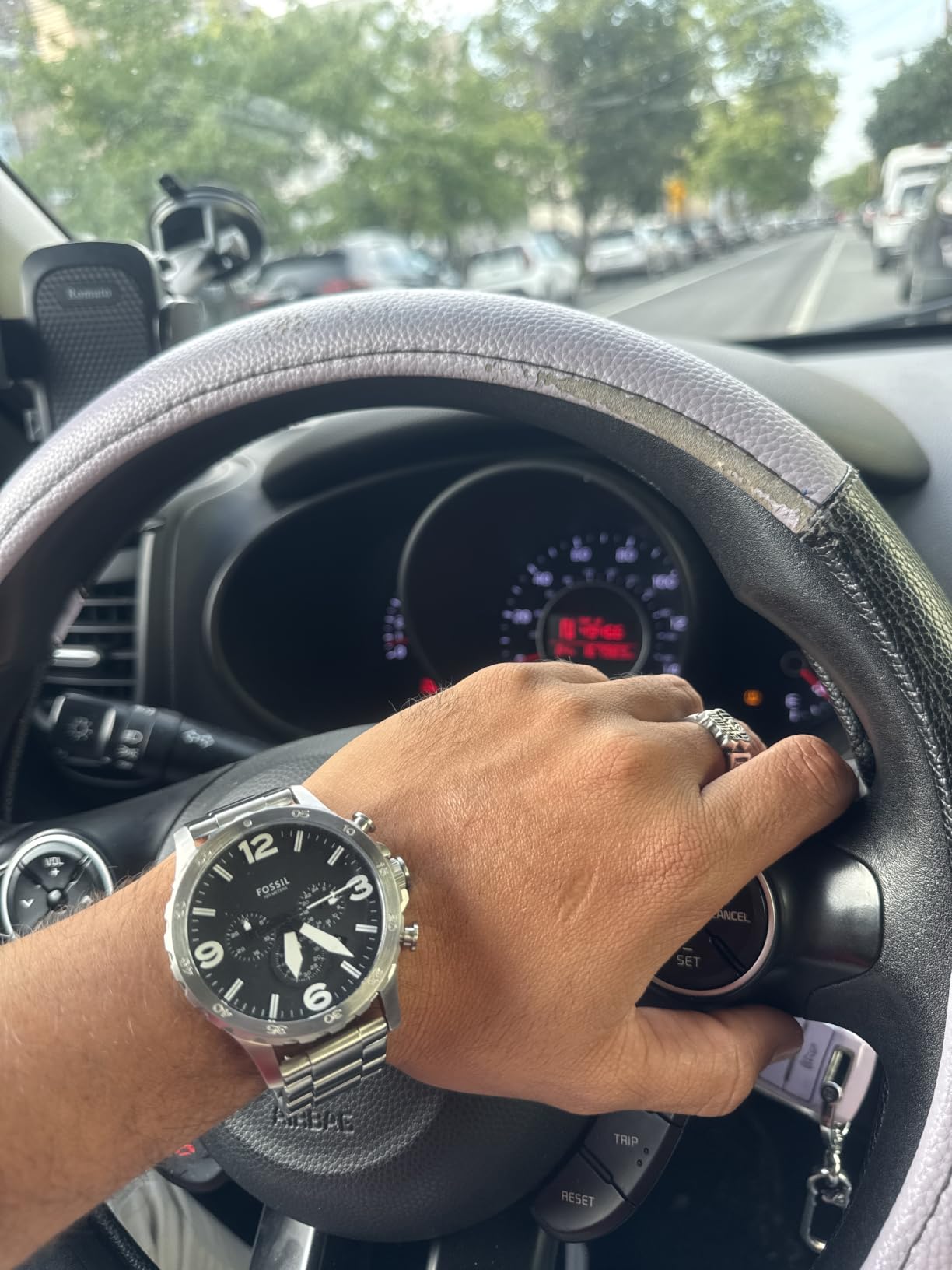Fossil Men's Nate Quartz Chronograph Watch for Men customer photo 1
