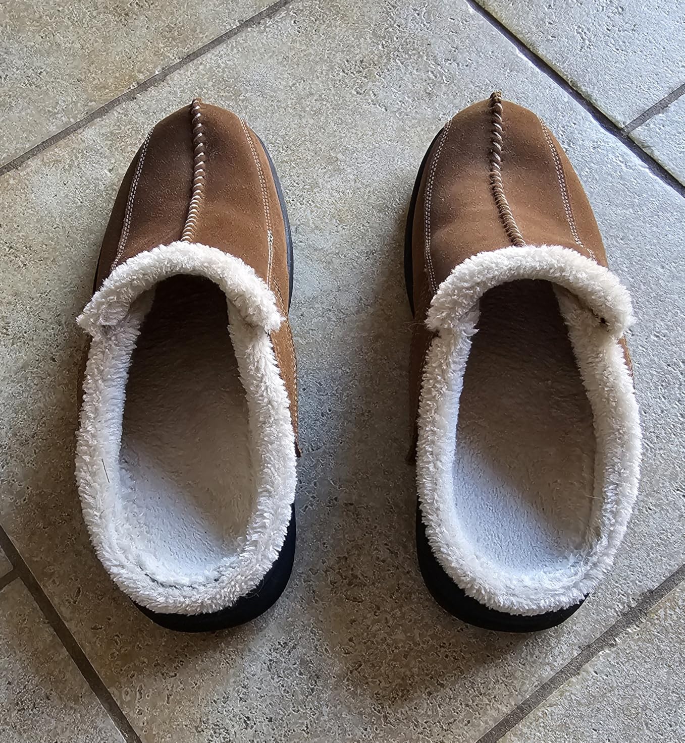 Orthofeet Asheville Orthopedic Men House Slippers customer photo 2