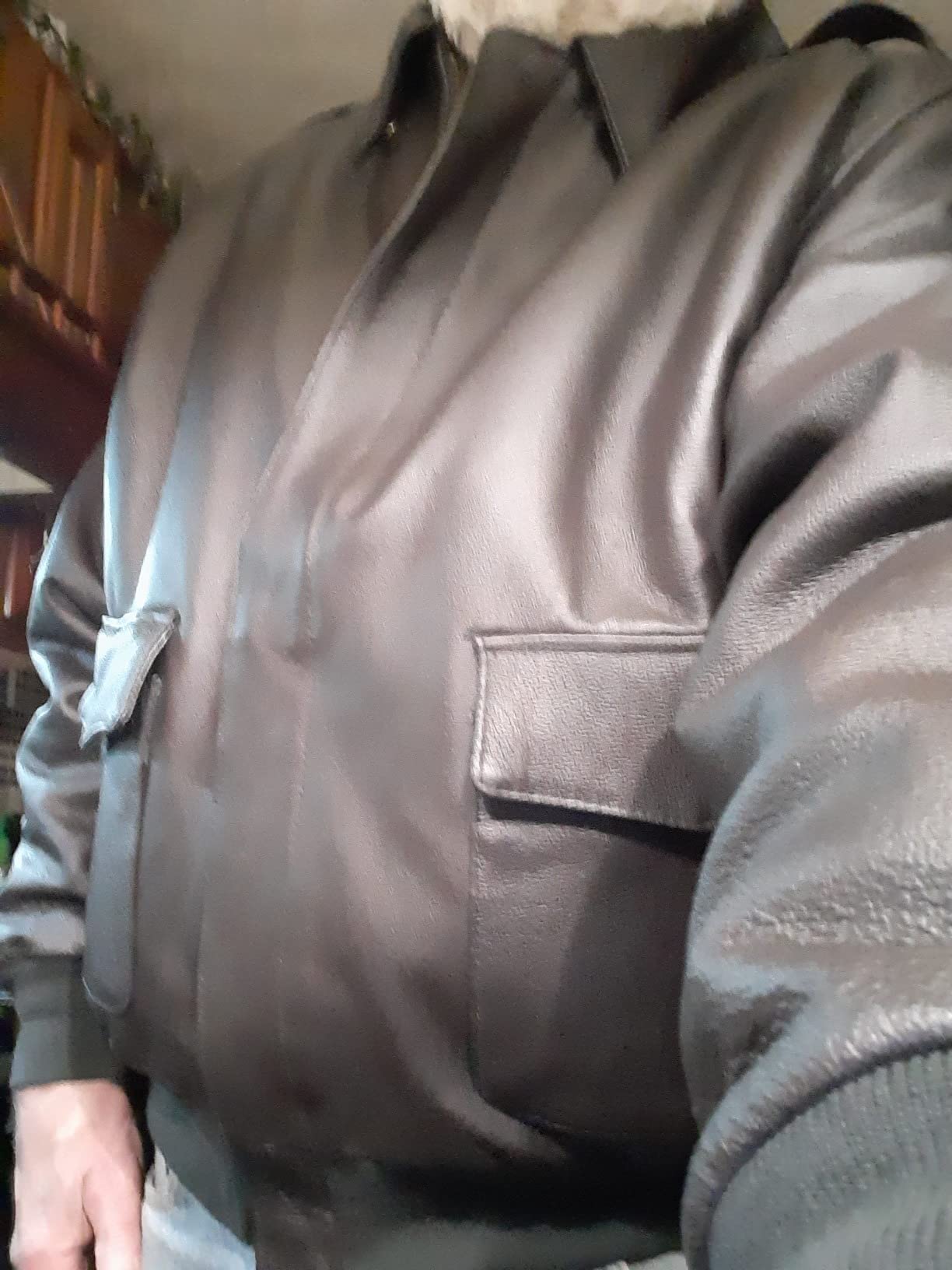 Landing Leathers Men's A-2 Air Force Genuine Leather Bomber Jacket customer photo 2