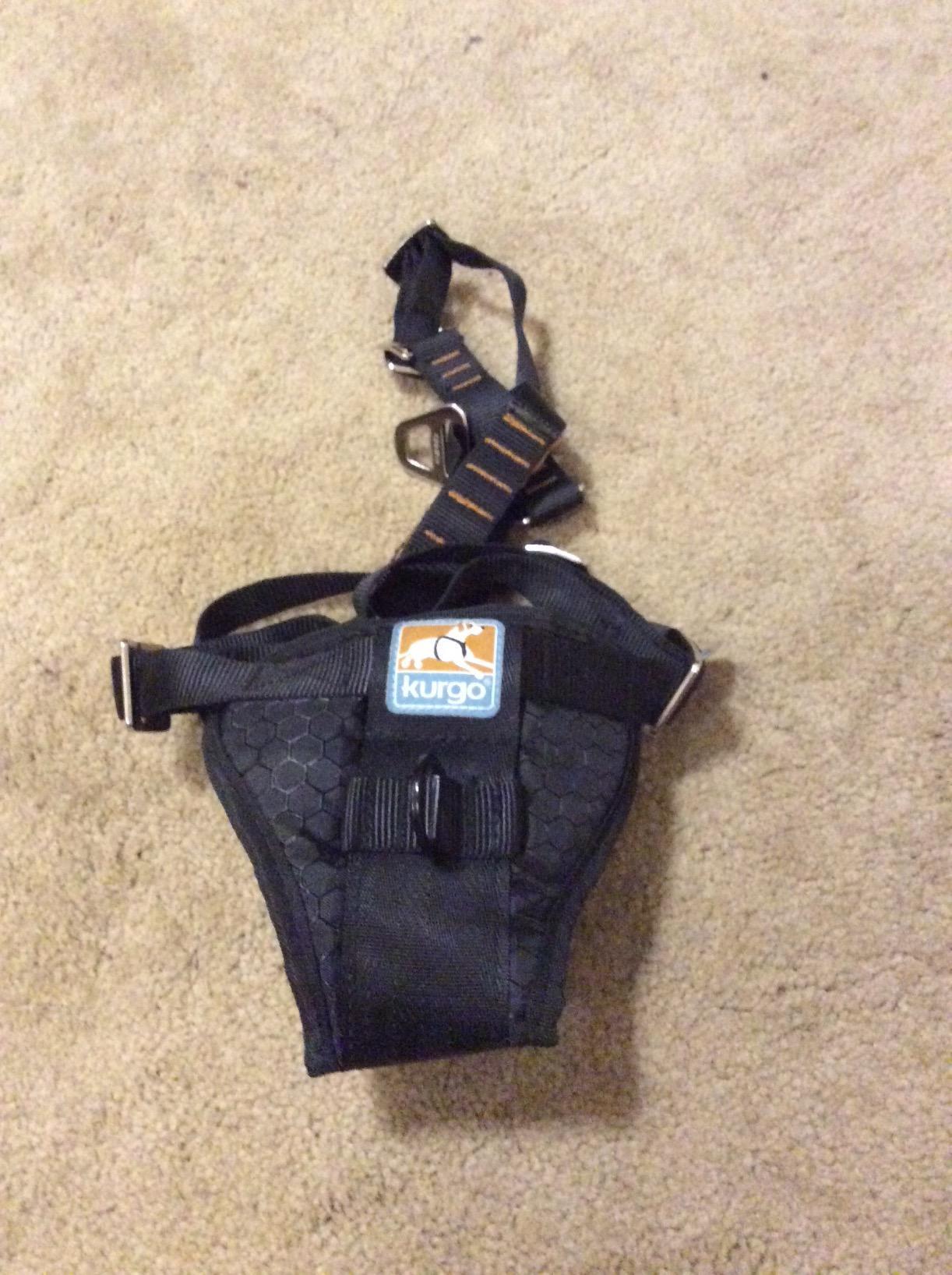 Kurgo Enhanced Strength Tru-Fit Smart Harness, Black, Medium customer photo 1