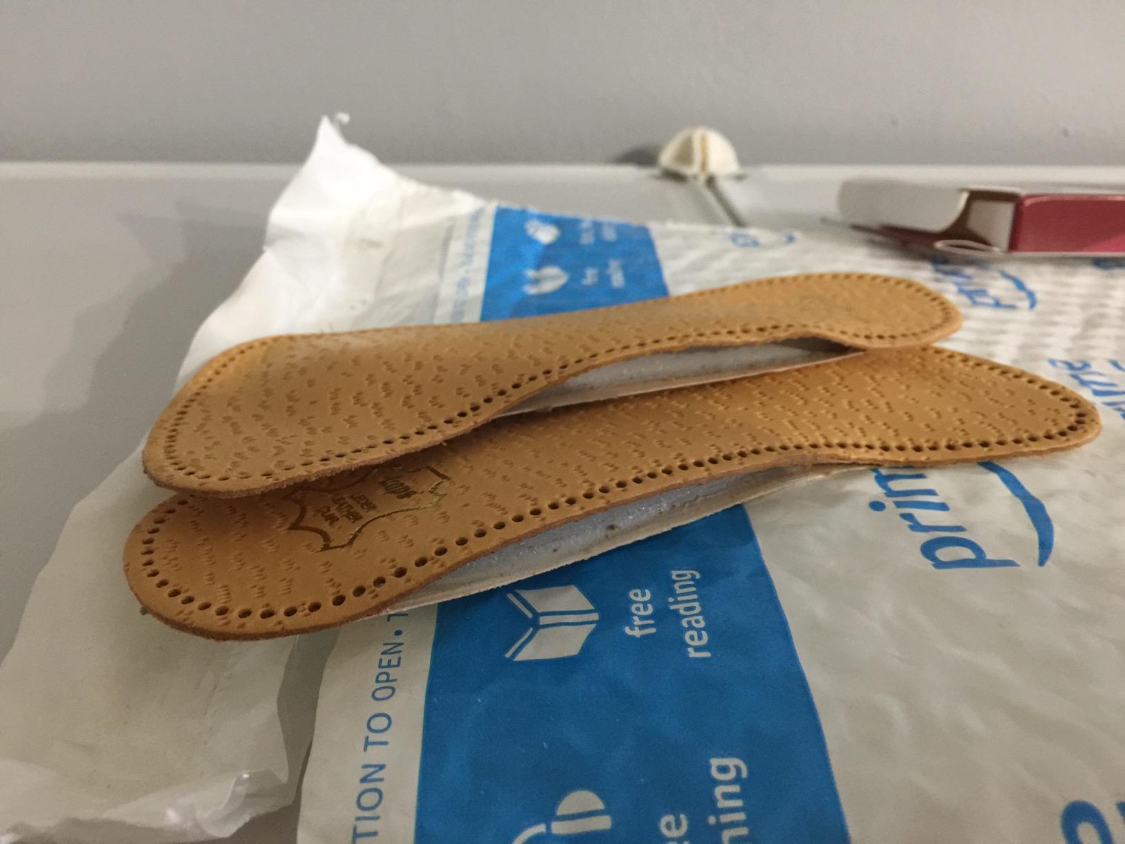 Kaps Flamenco, Orthotic 3/4 Leather Insoles with Longitudinal and Transverse Arch Support customer photo 2
