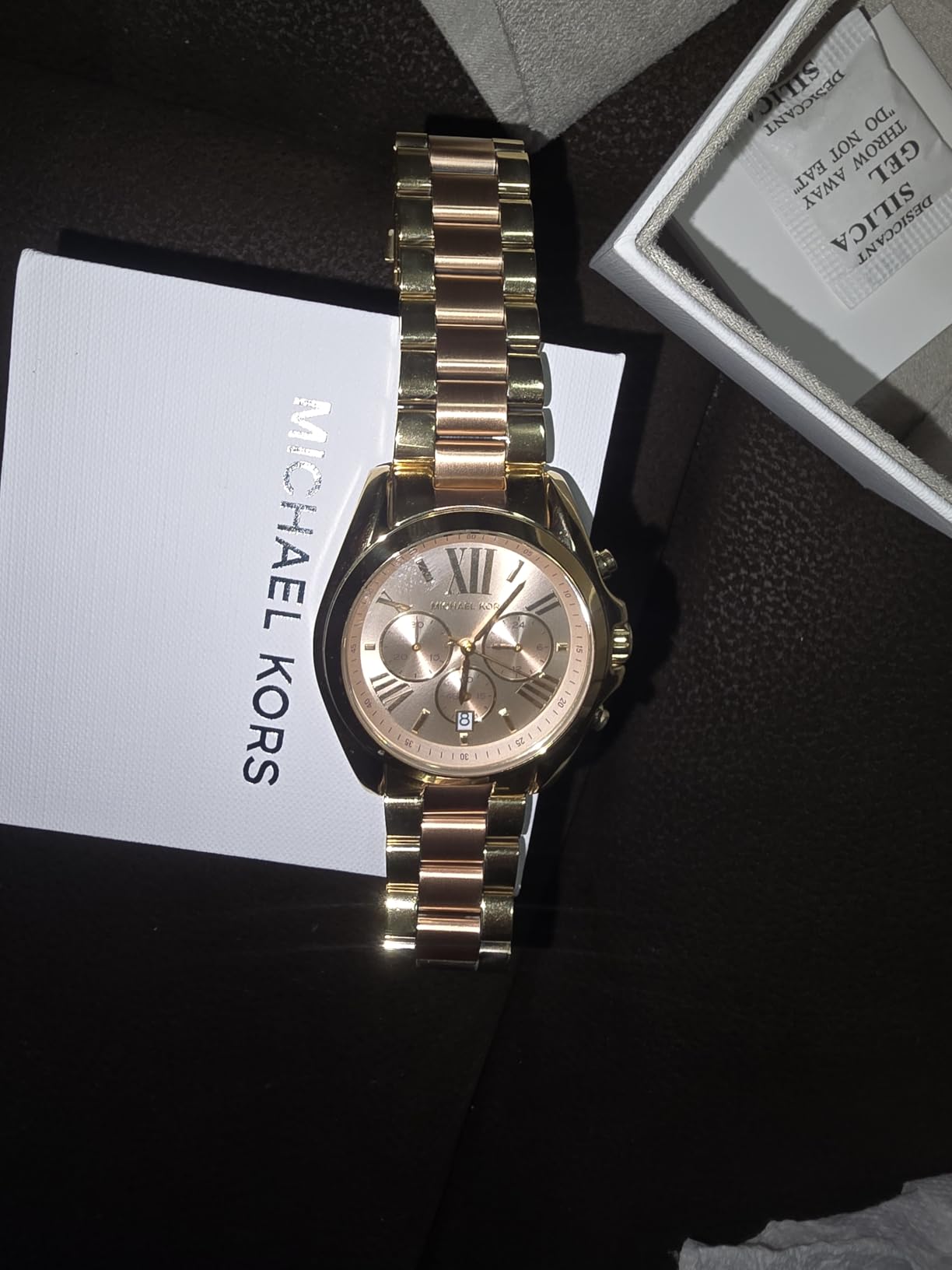Michael Kors Bradshaw Women's Stainless Steel Chronograph Watch with Steel Bracelet Band customer photo 2