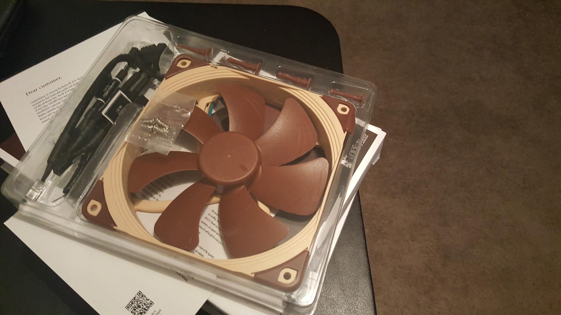 Noctua NF-A14 PWM, High-Performance Quiet Fan 140mm customer photo 2