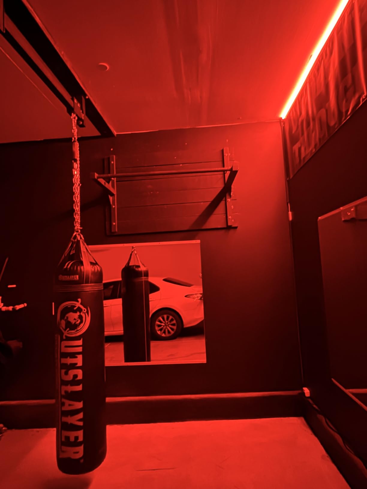 Outslayer 100 lbs Filled Heavy Bag | Custom Colors for Boxing, Kickboxing, Taekwondo & MMA Training | Made in USA customer photo 1