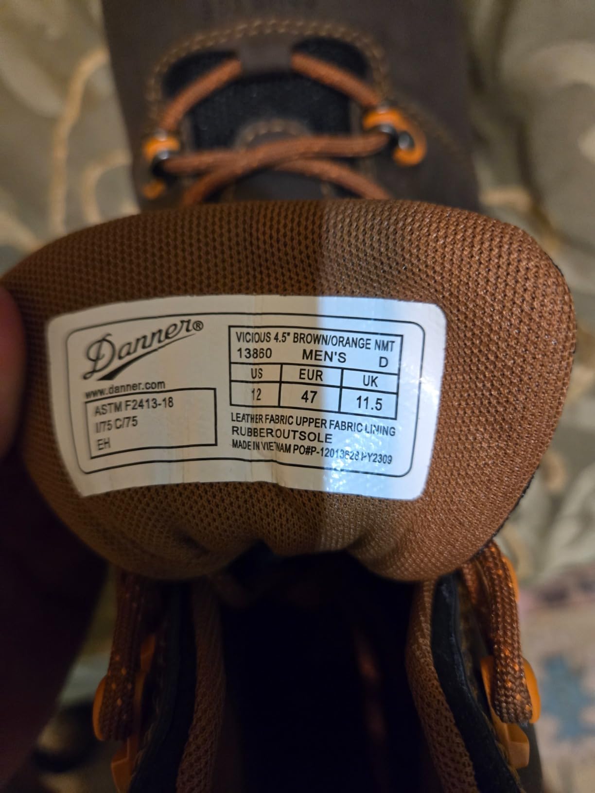 Danner Vicious Composite Toe Work Boots for Men customer photo 1