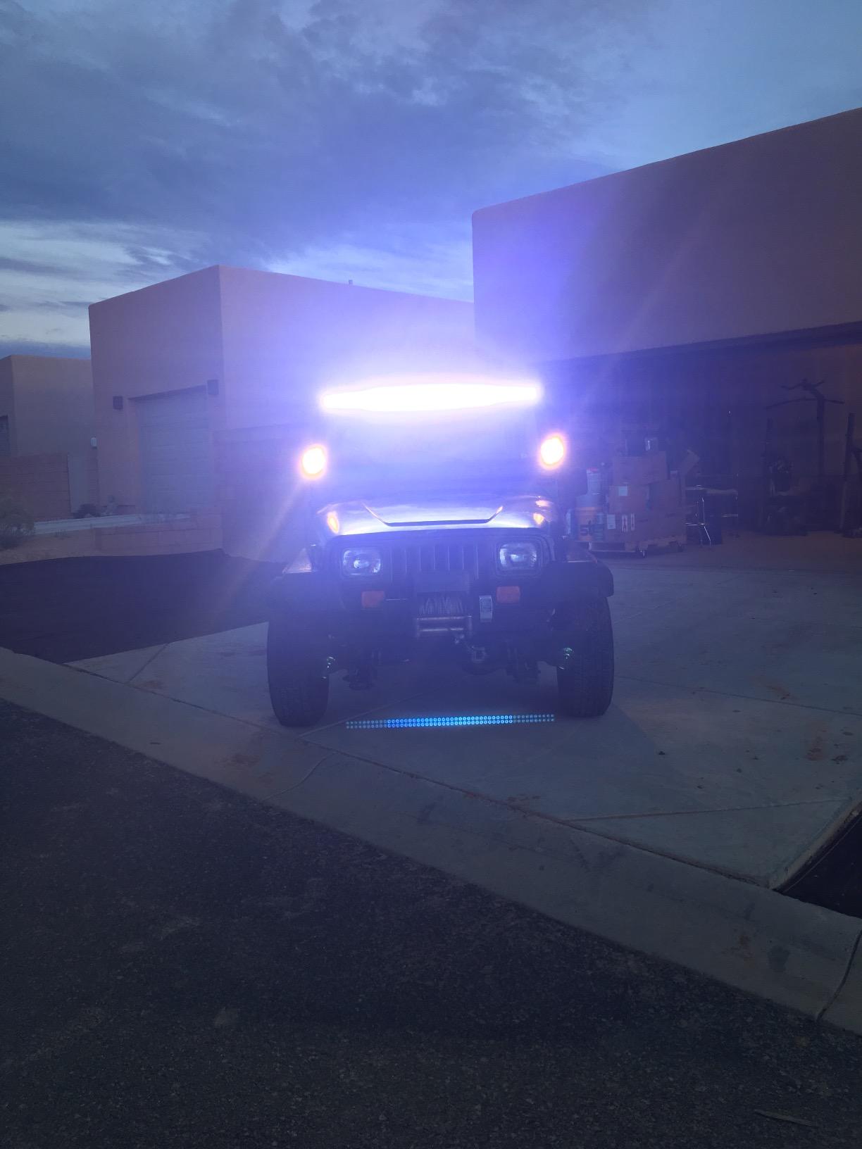 Nilight 52Inch 300W Curved Spot Flood Combo LED Light Bar LED Driving Lamp Off Road Lights LED Work Light for Trucks Boat Jeep Lamp,2 Years Warranty customer photo 2