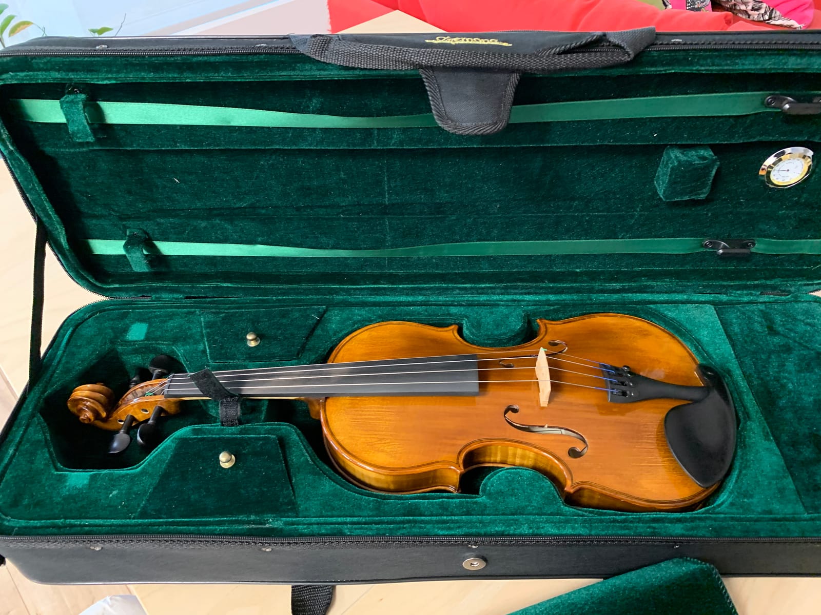 Cremona SV-500 4/4 Premier Artist Violin Outfit – Full Size Student & Professional Violin with Solid Spruce Top, Maple Back, Ebony Fittings, Case & Bow customer photo 2