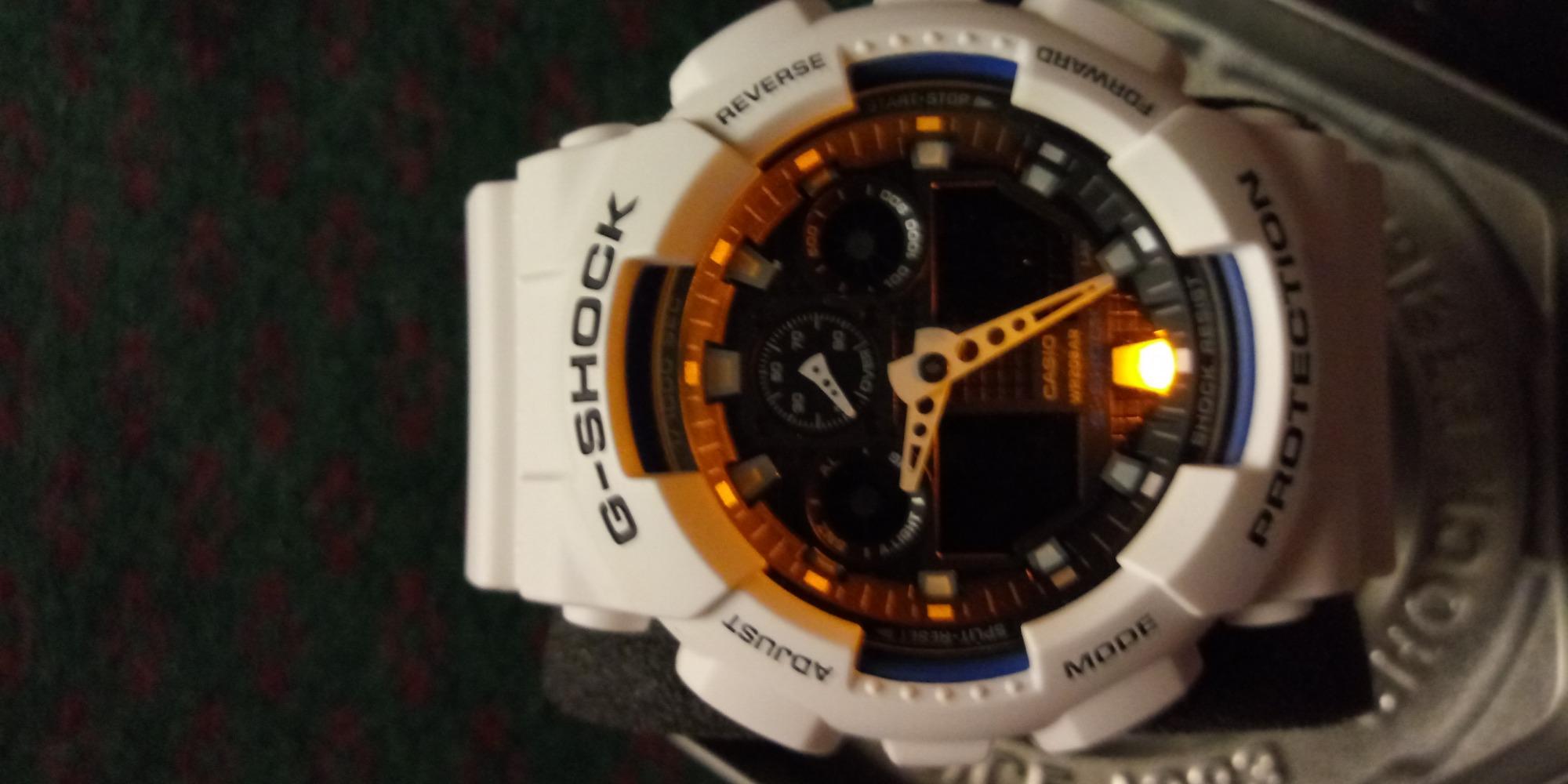 Men's GA-100 XL Series G-Shock Quartz 200M WR Shock Resistant Watch customer photo 2
