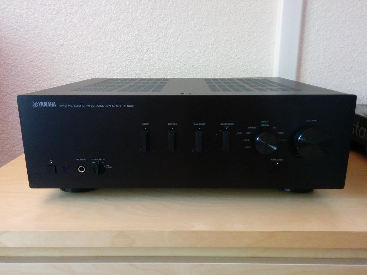 YAMAHA A-S501BL Natural Sound Integrated Stereo Amplifier (Black) customer photo 2