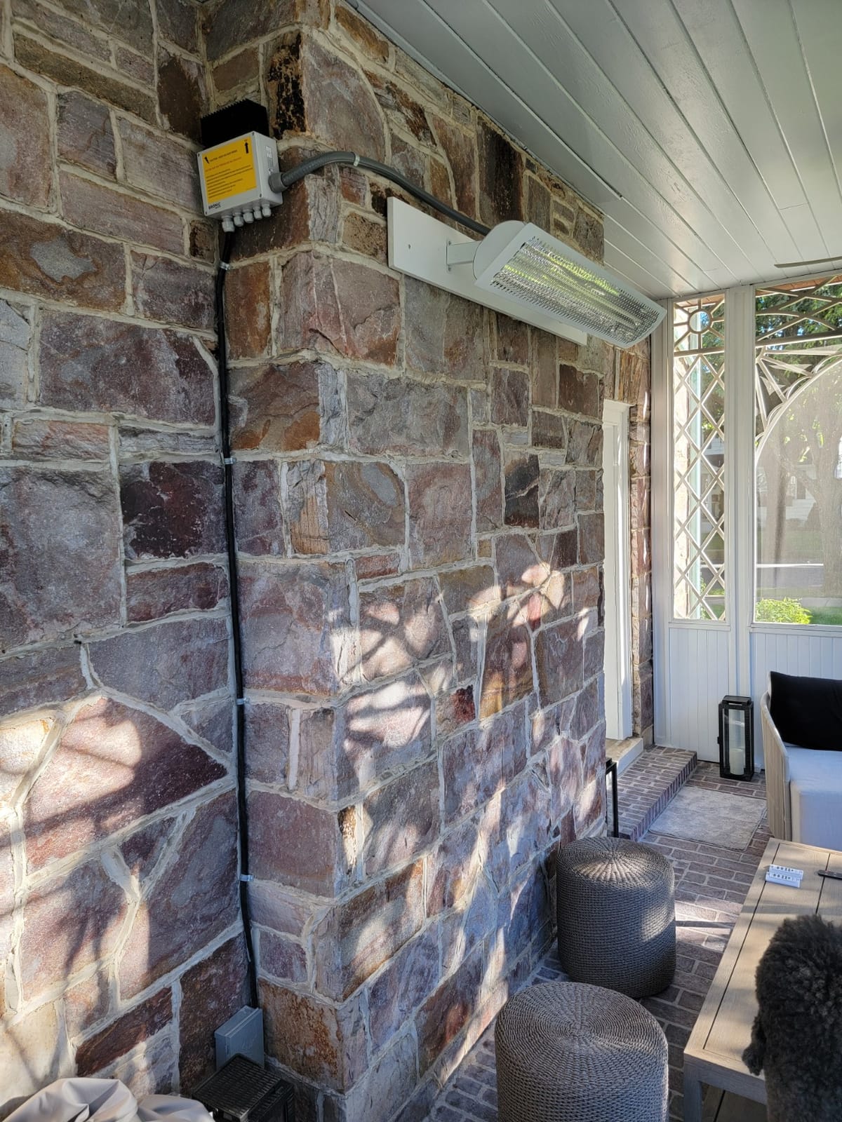 Bromic Tungsten Smart Heat 6000W Electric Patio Heater – Dual Element Infrared, 220V-240V, Black Finish – BH0420033 customer photo 2