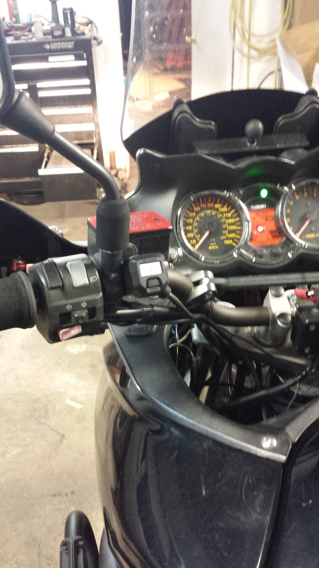 BikeMaster Heated Grips with LCD Voltage Display customer photo 1
