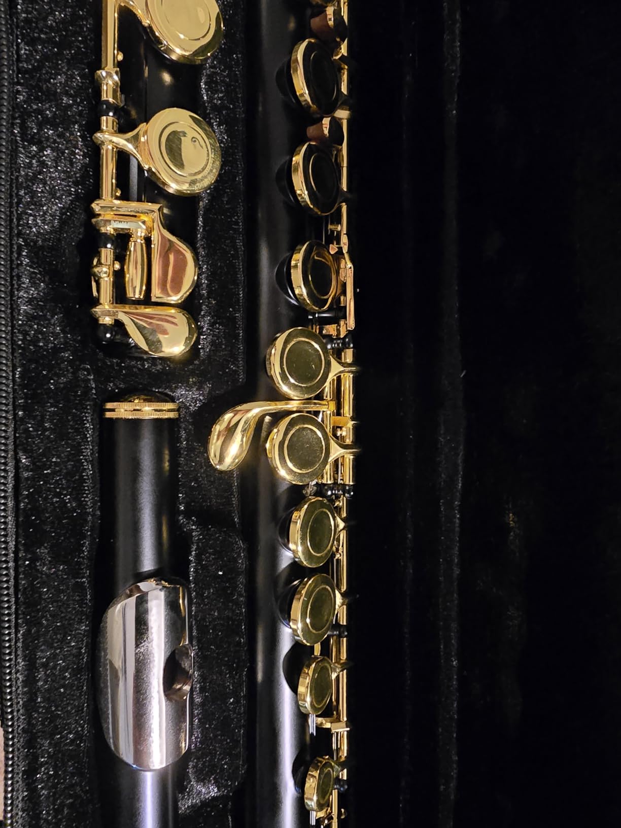 Glory Closed Hole C Flute With Case, Tuning Rod,Joint Grease and Cloth, Gloves, Nickel Siver customer photo 2