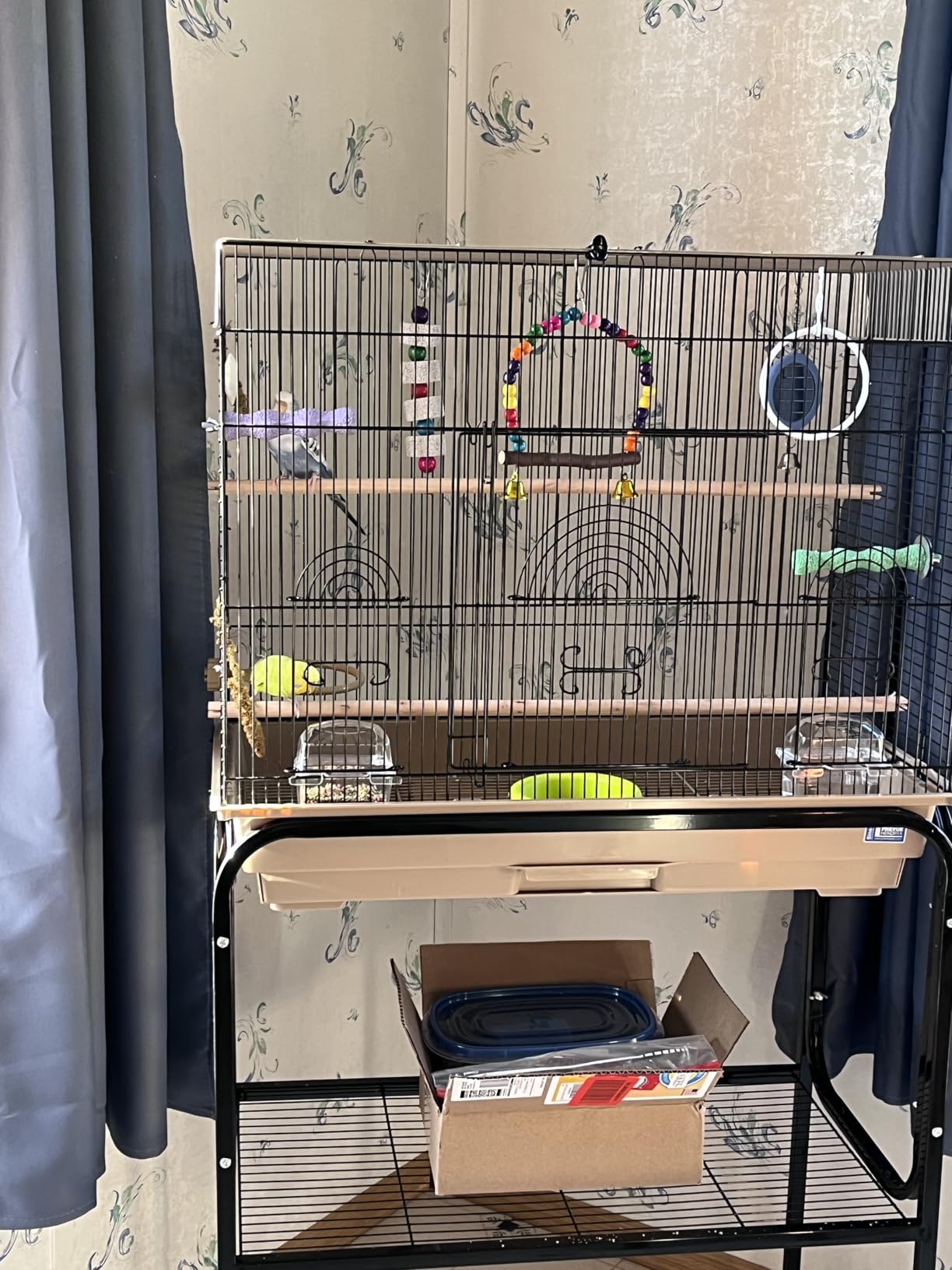 Prevue Pet Products SP1804-3 Flight Cage, Lilac/White,26