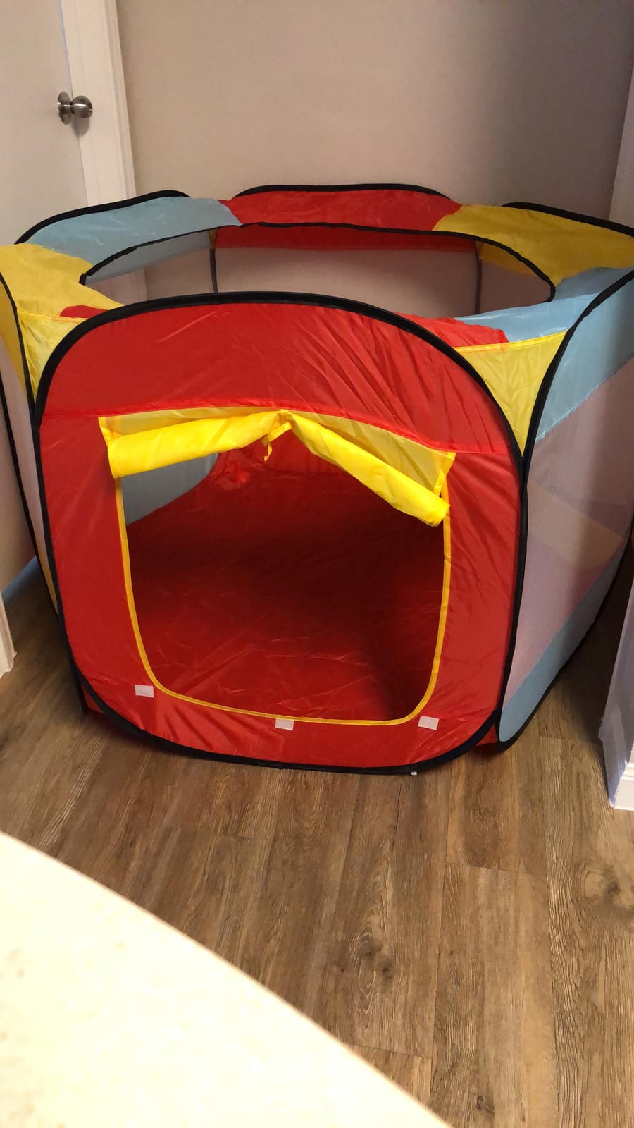 Kids Ball Pit Pop Up Large Tent for Toddlers - Indoor & Outdoor Gift Toys for Infants Girls & Boys, Baby Playpen with Zipper Storage Bag, BallPit Balls Not Included customer photo 2