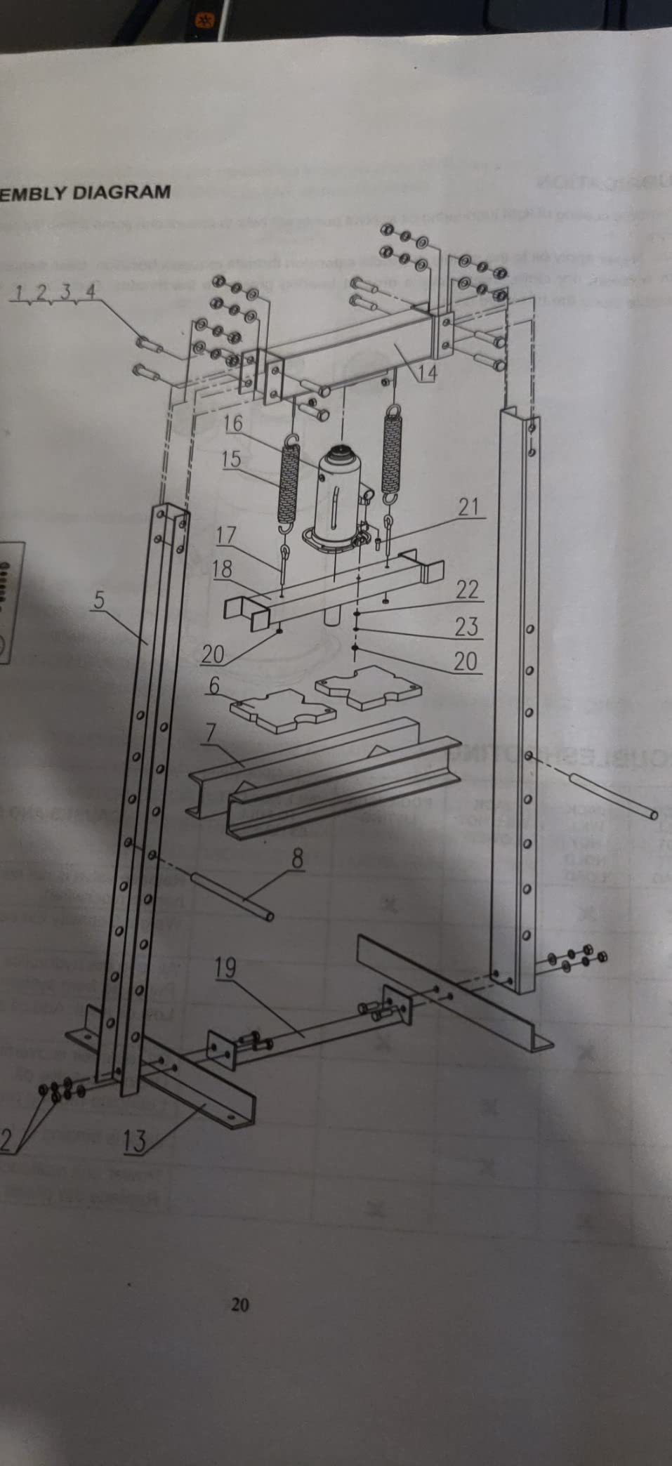 Strongway 40-Ton Pneumatic Shop Press with Gauge and Winch customer photo 2
