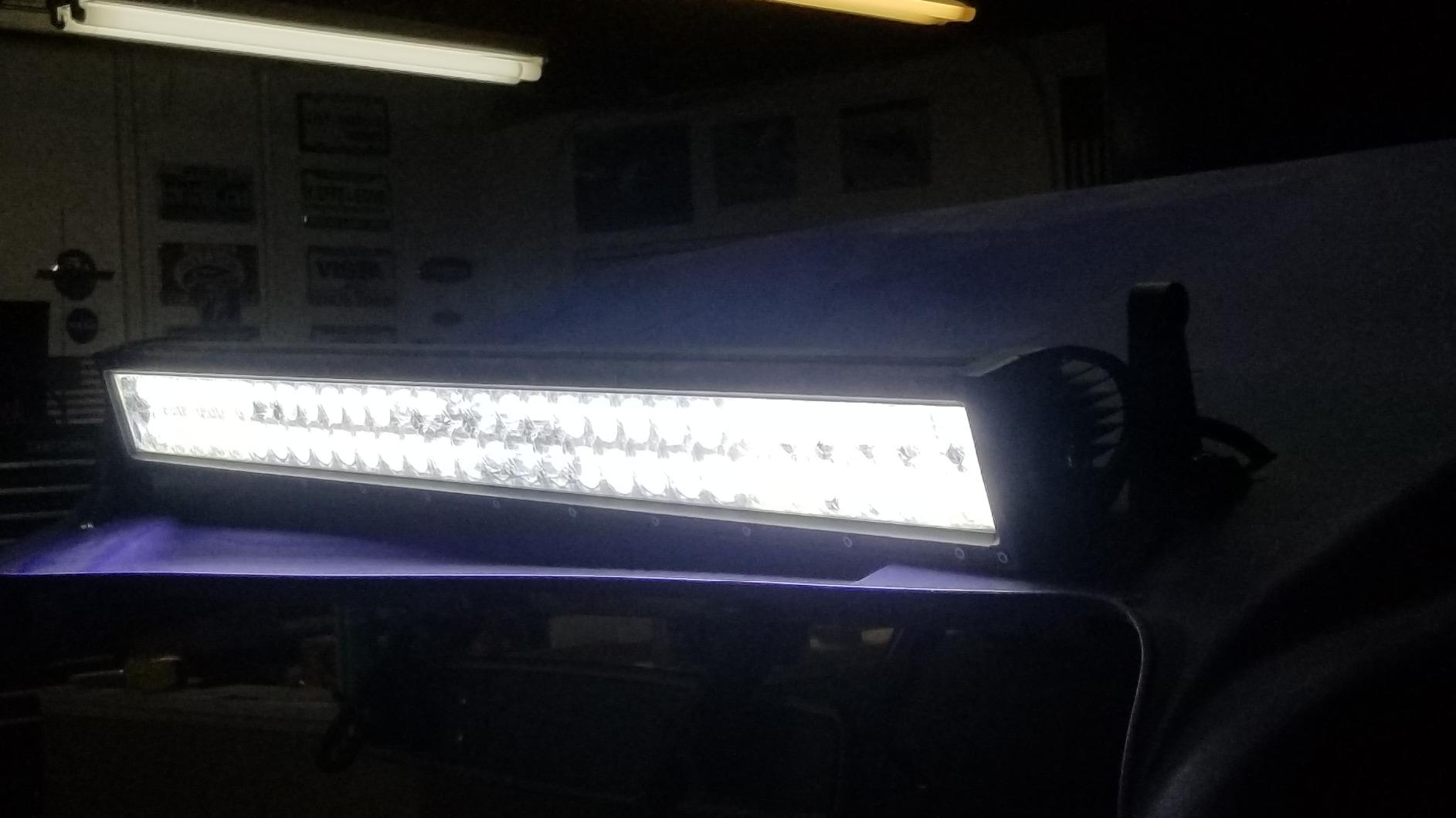 Auxbeam 52 Inch LED Light Bar, 300W 5D Series Double Row Driving Combo Beam customer photo 2