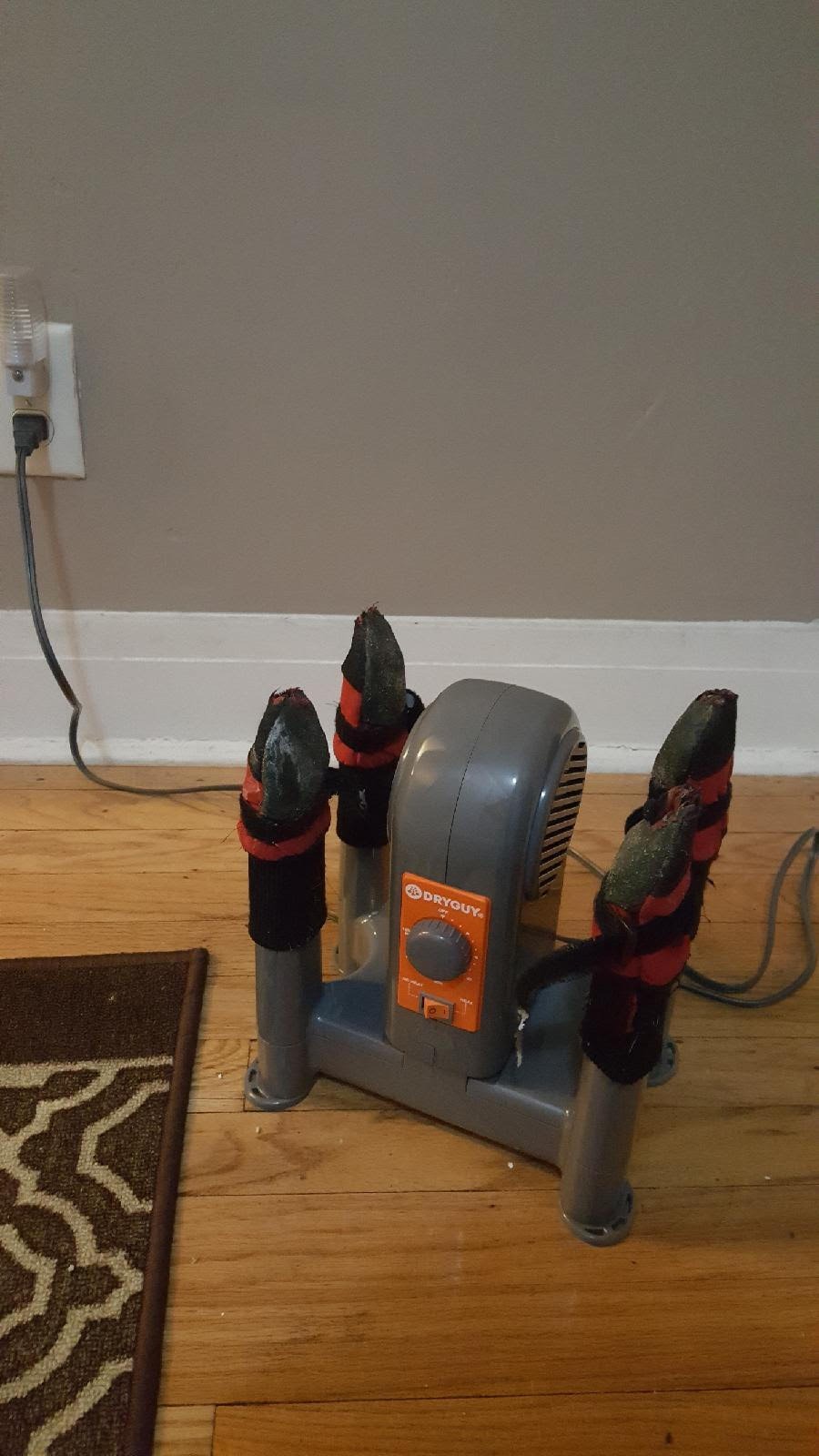 DryGuy Shoe, Boot, Garment & Gear Electric Dryer, Quick Drying for Ski, Work, Sports Equipment - Energy Efficient, Odor Eliminating Design, Home or Garage Use, 4 Port, Heat + Fan (Dry time: 1-3hrs) customer photo 2