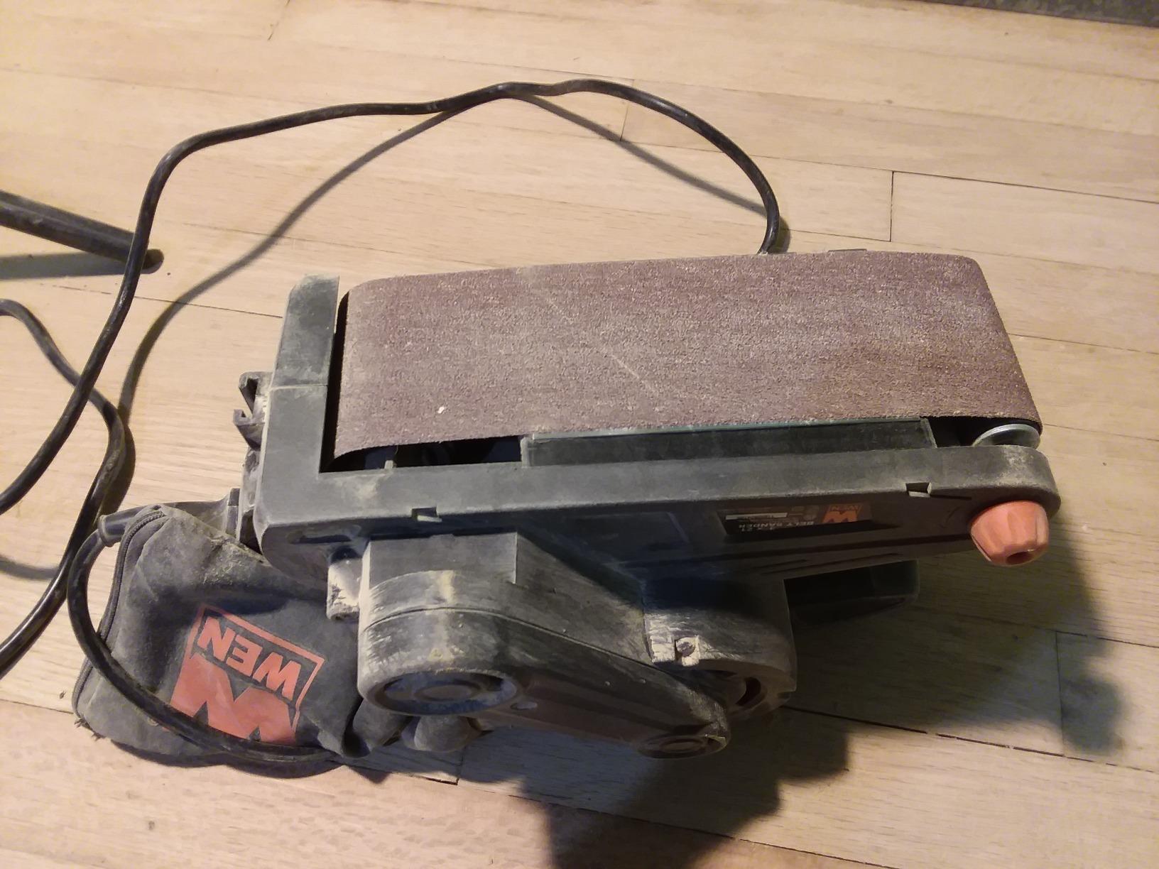 WEN 6321 7-Amp 3 in. x 21 in. Corded Belt Sander with Dust Bag, Black customer photo 2