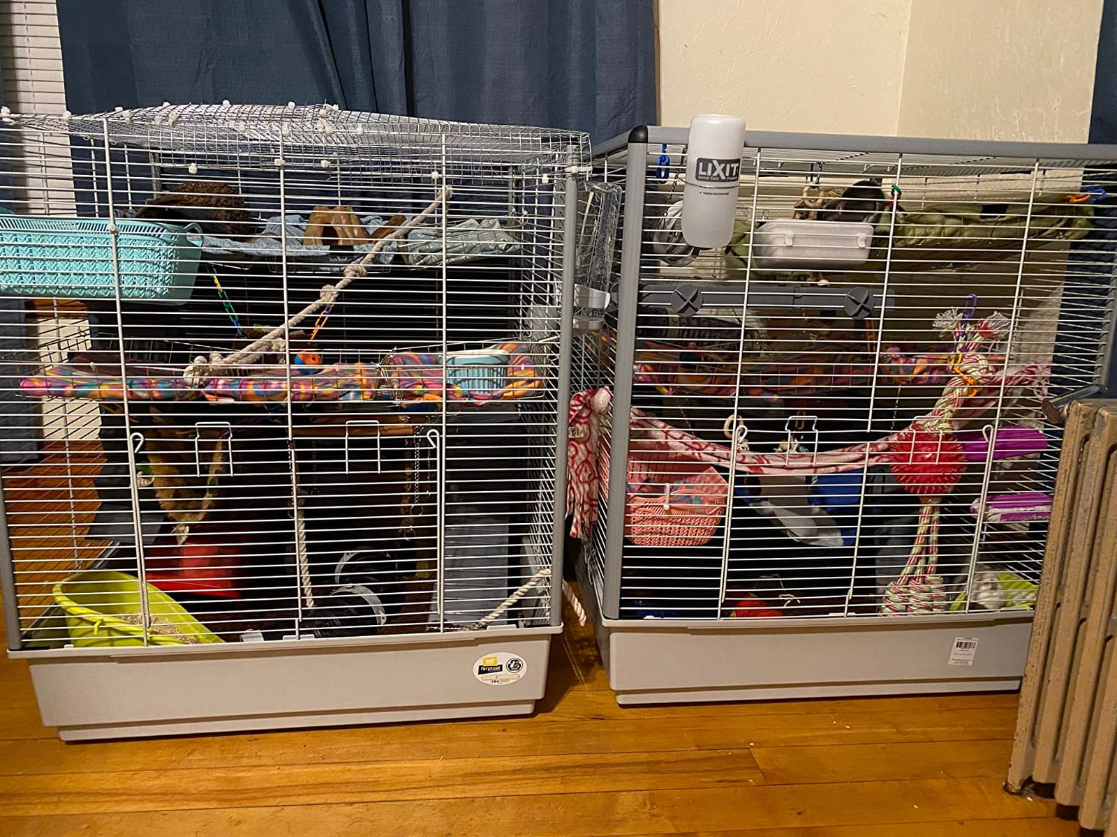 Ferplast Ferret Tower Two-Story Ferret Cage | XXL| Ferret Cage Measures 29.5L x 31.5W x 63.4H - Inches customer photo 2