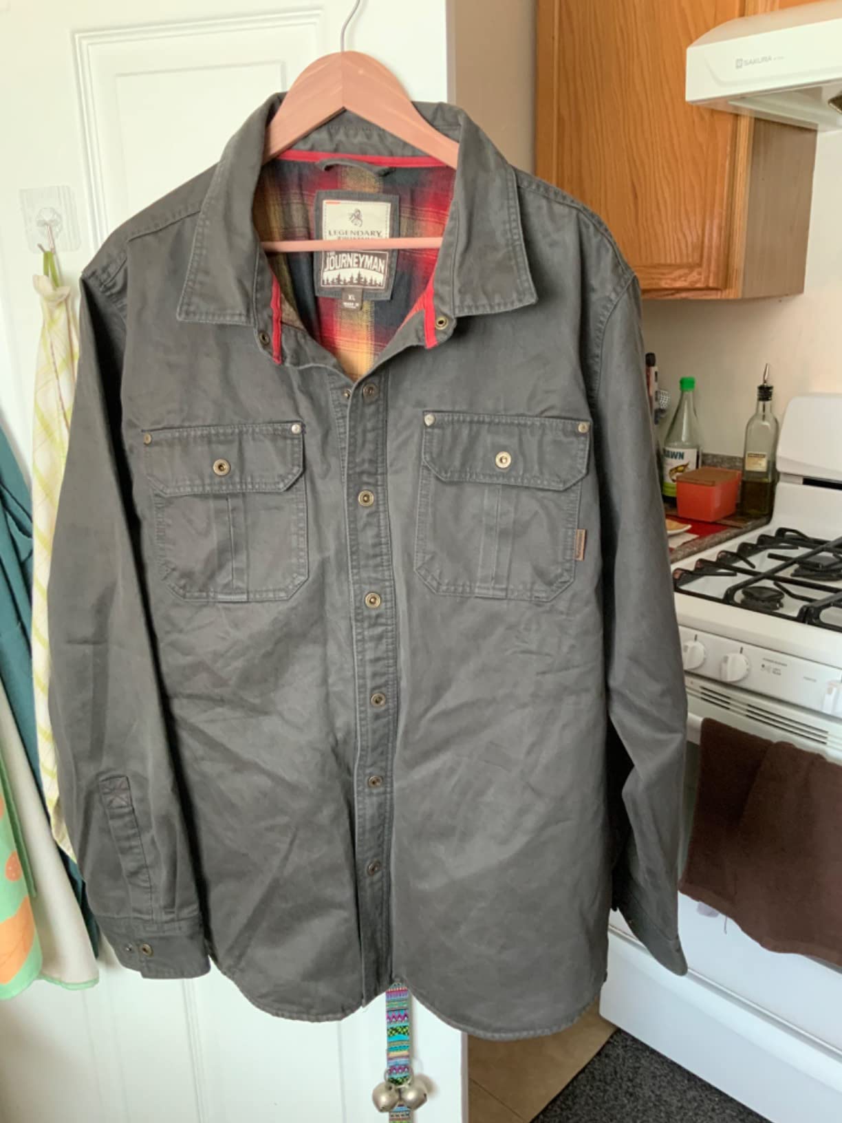 Legendary Whitetails Mens Flannel Lined Waxed Cotton Shirt Jacket customer photo 1