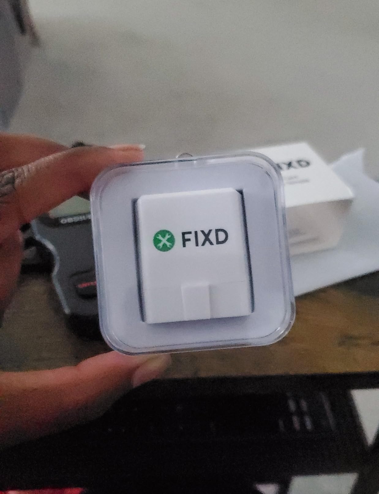 FIXD Bluetooth OBD2 Scanner - Car Diagnostic Check Engine Code Reader | iPhone/Android compatible | Automotive scan tool for repairs + buying | Enhanced manufacturer data customer photo 1