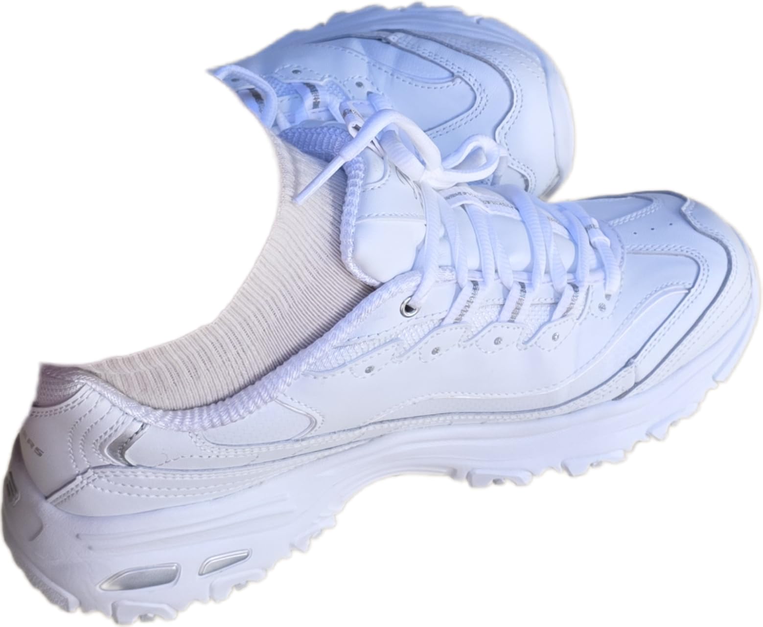 Skechers Women's D'Lites Fresh Start Memory Foam Lace-up Sneaker customer photo 2