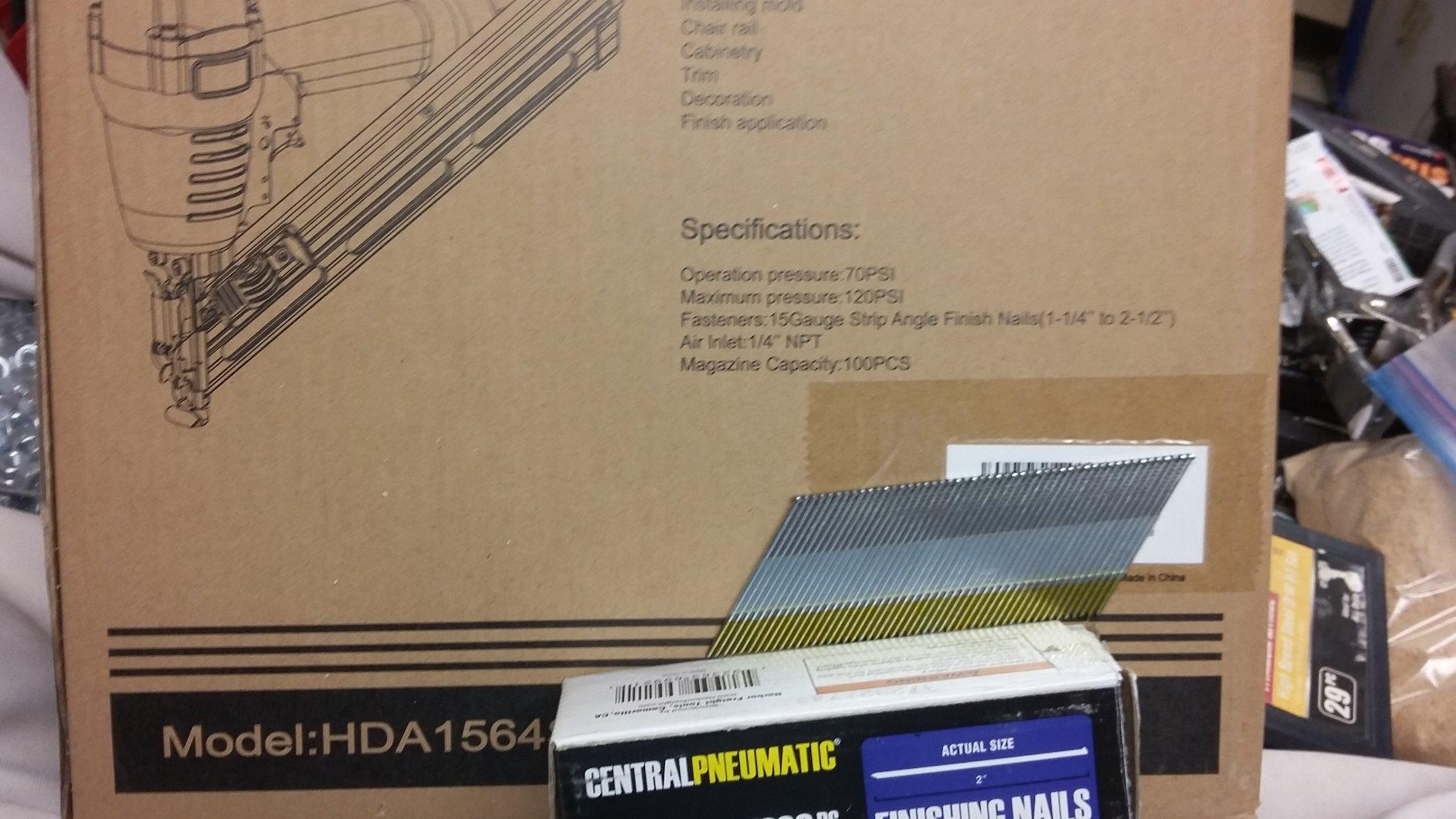 3PLUS HDA1564SP 15 Gauge Angled Finish Nailer customer photo 2