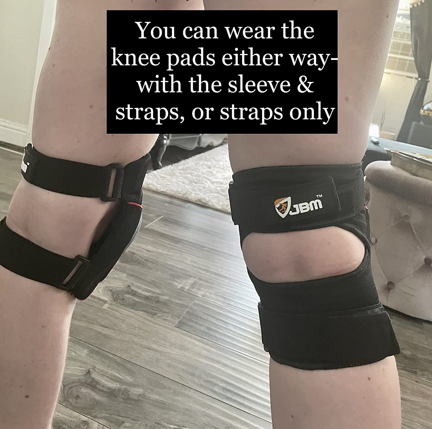 JBM Adult Youth Bike Knee Pads and Elbow Pads with Wrist Guards Protective Gear Set for Biking, Riding, Cycling and Multi Sports customer photo 1