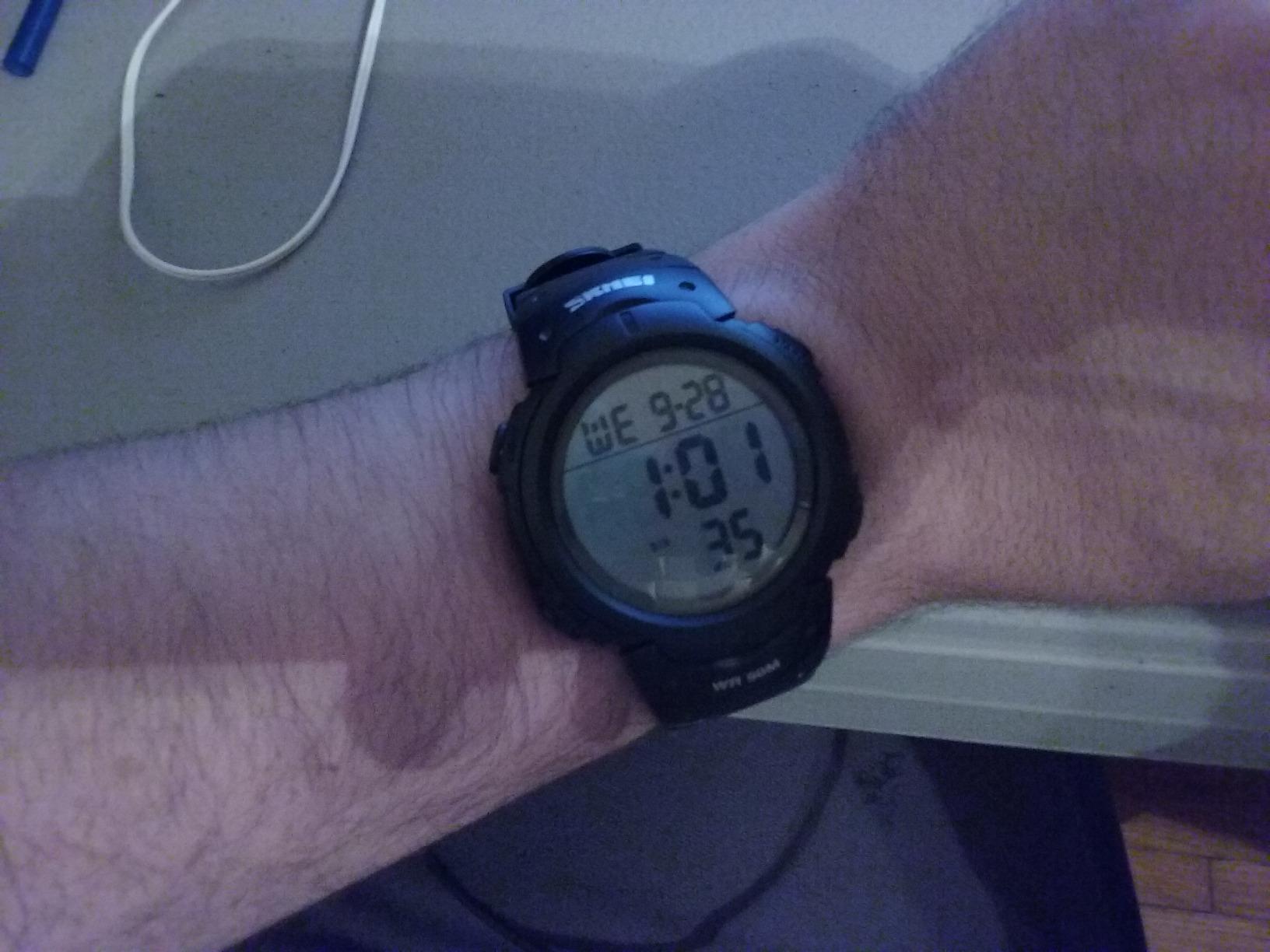 Digital Watch Mens, Waterproof Sport Wristwatch, Referee Stopwatch customer photo 2