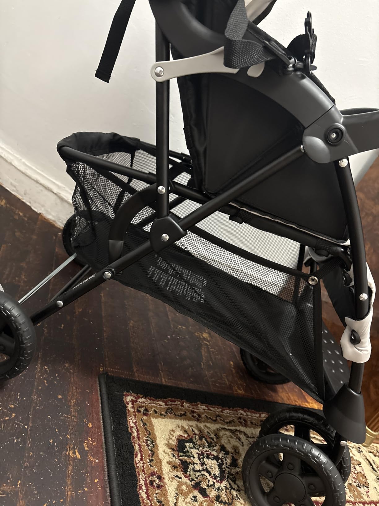 Kolcraft Cloud Plus Lightweight Umbrella Stroller for Toddlers with Reclining Seat, Large Storage Basket, Canopy, Infant & Parent Trays, Compact Fold, Slate Gray customer photo 2