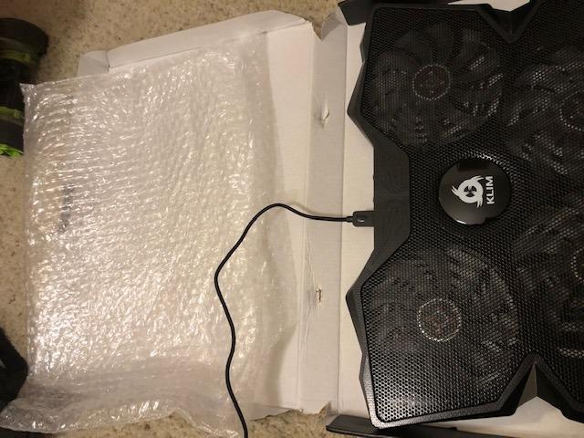 Laptop Cooling Pad with 4 Fans at 1200 RPM - USB Stand for PC and Consoles customer photo 2