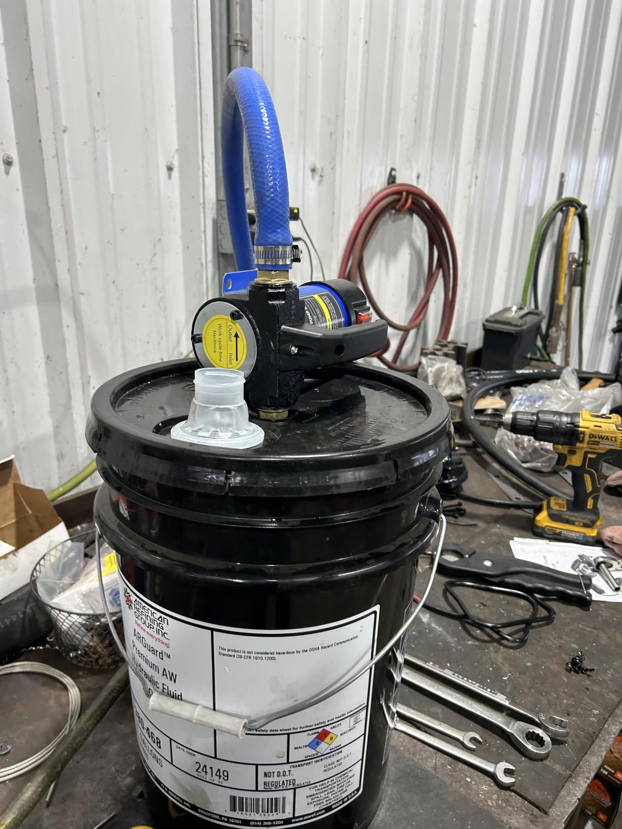 OMT Diesel Transfer Pump, 12V Fuel Transfer Pump with Nozzle Hoses customer photo 1