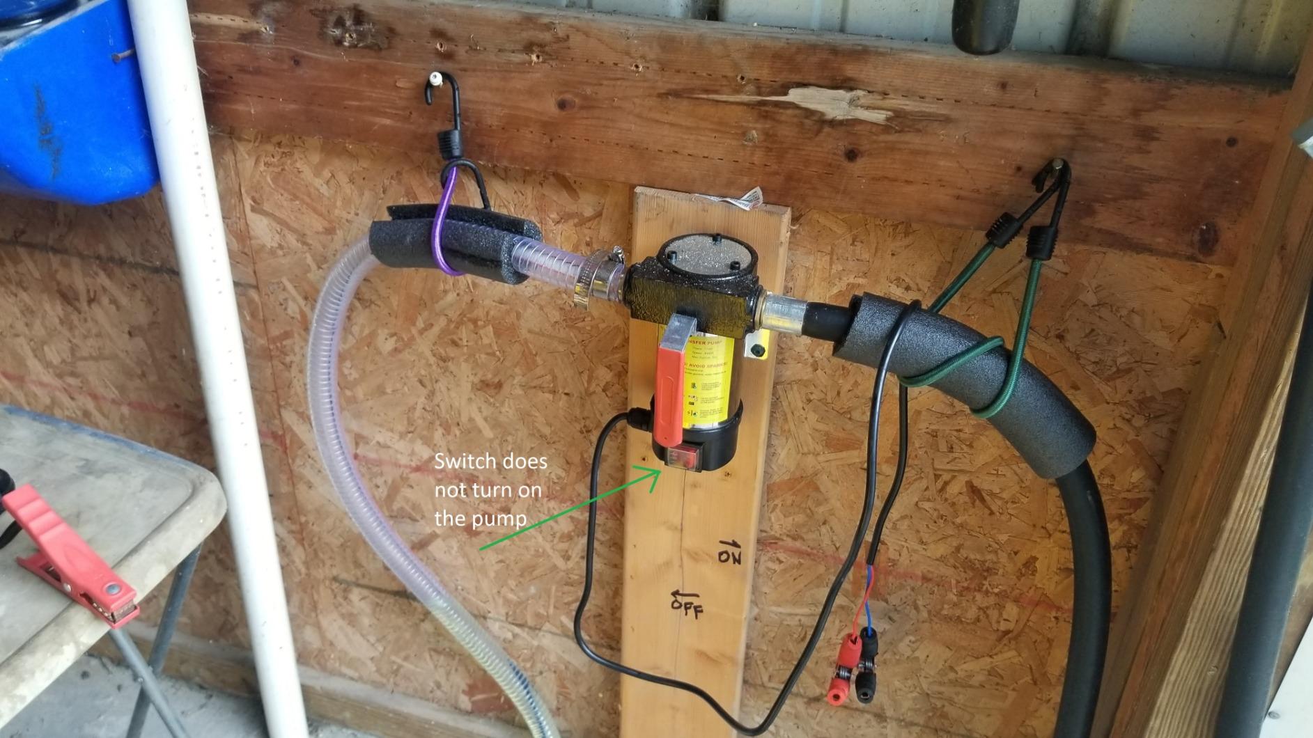 OMT Diesel Transfer Pump, 12V Fuel Transfer Pump with Nozzle Hoses customer photo 2